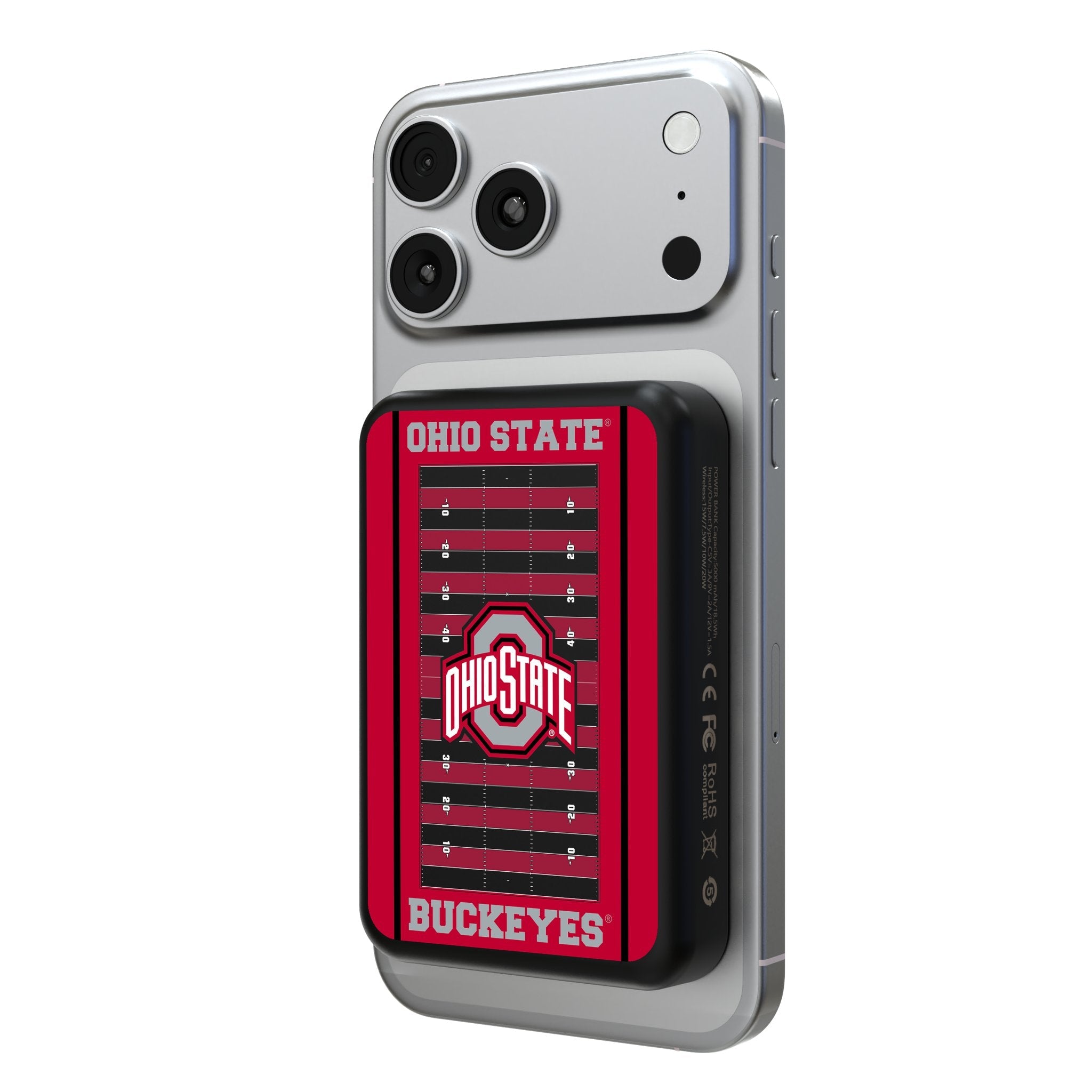 Ohio State University Buckeyes Field Wireless Mag Power Bank