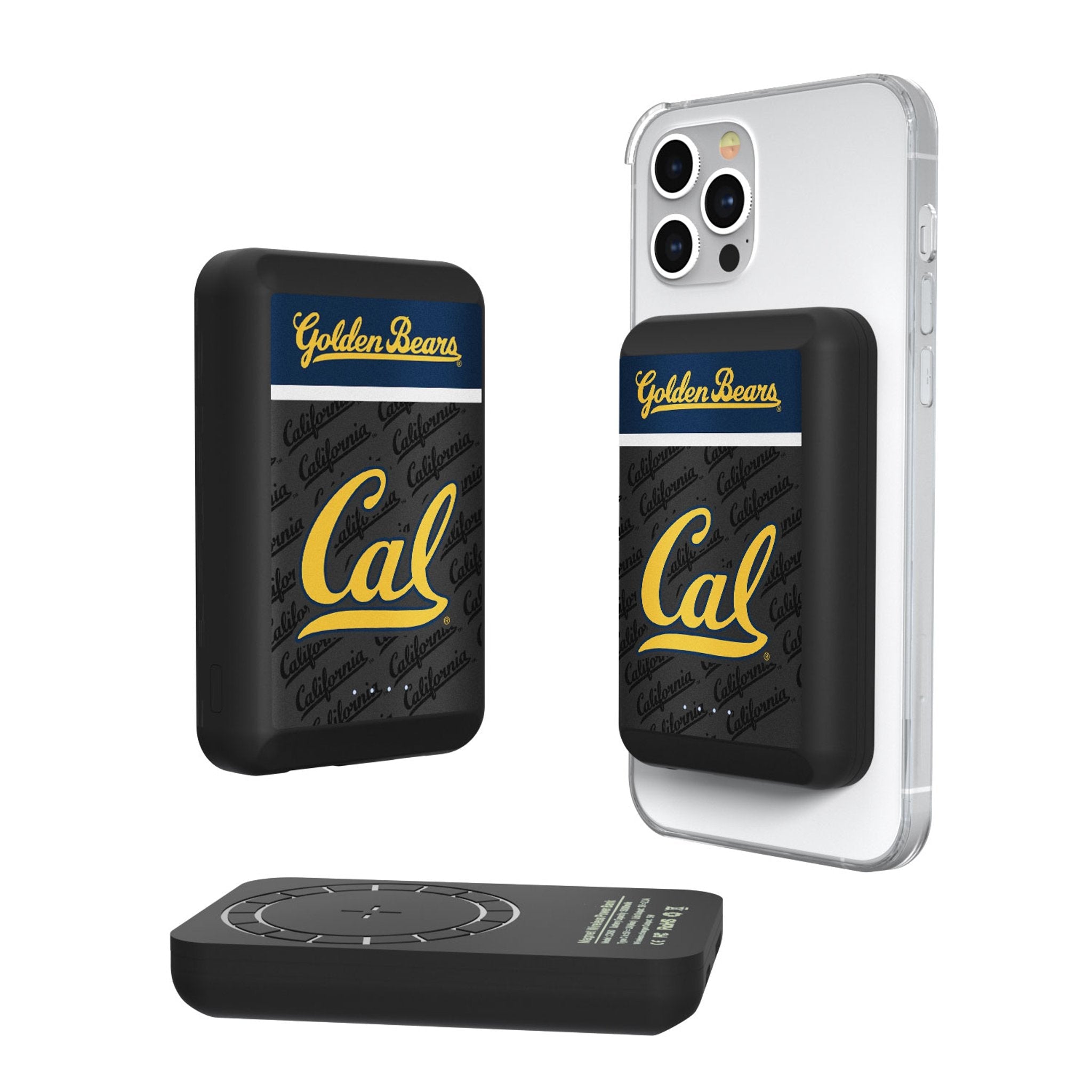 University of California Berkeley Golden Bears Endzone Plus Wireless Mag Power Bank - Sports Gifts, Sports Memorabilia, Sports Collectibles, Fan Shop