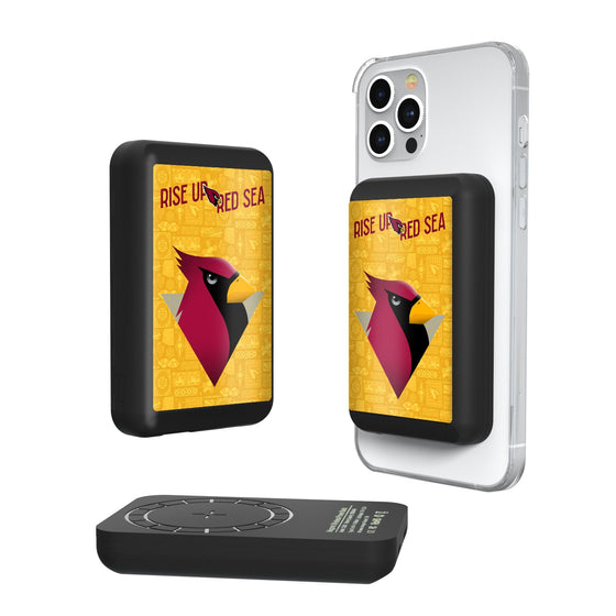 Arizona Cardinals 2024 Illustrated Limited Edition Wireless Mag Power Bank-0