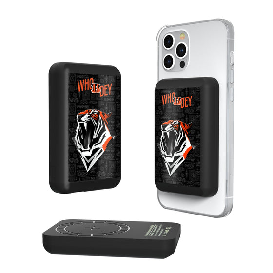 Cincinnati Bengals 2024 Illustrated Limited Edition Wireless Mag Power Bank-0