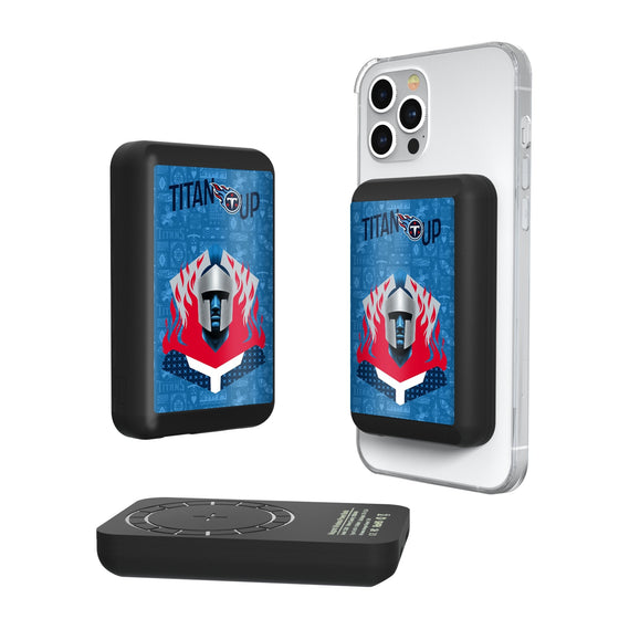 Tennessee Titans 2024 Illustrated Limited Edition Wireless Mag Power Bank-0