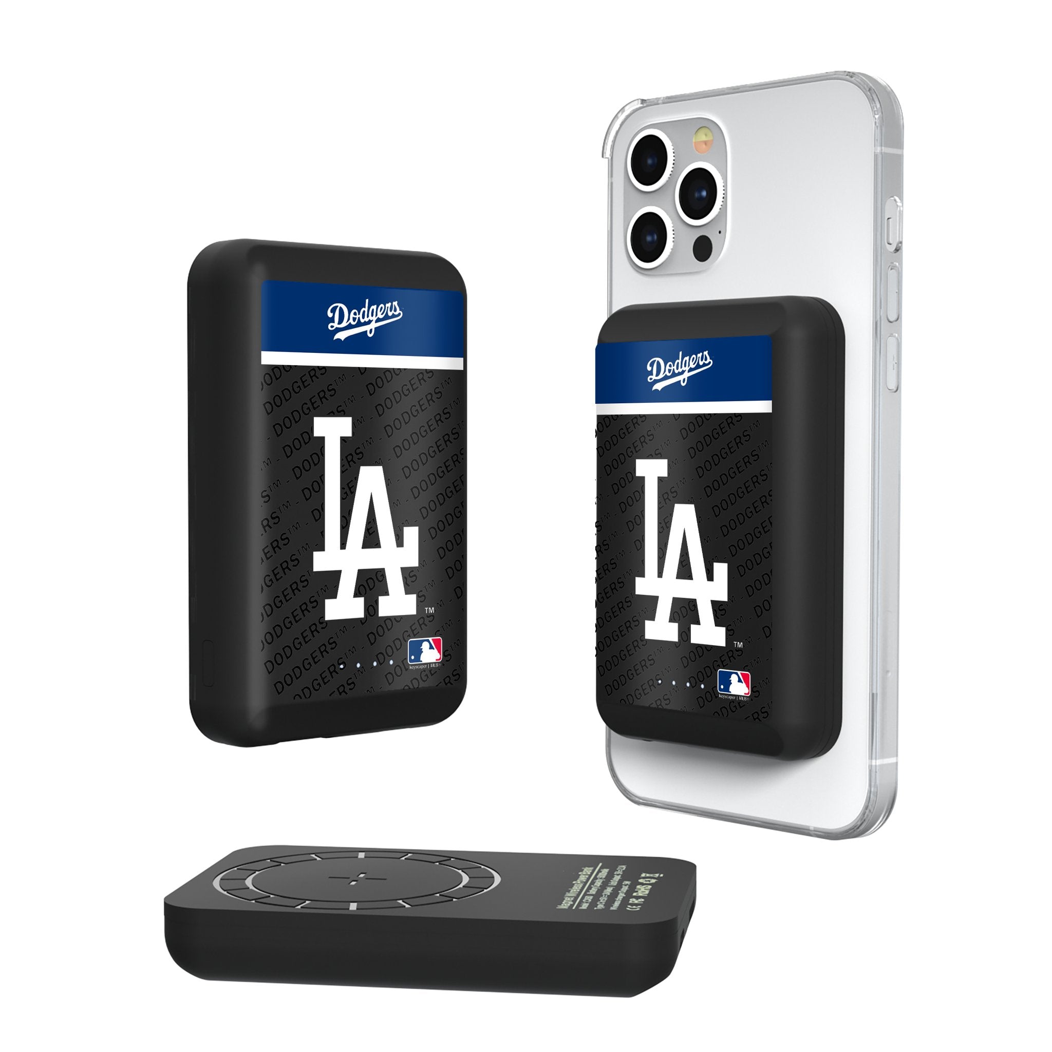 LA Dodgers Endzone Plus Wireless Mag Power Bank - Sports Gifts, Sports Memorabilia, Sports Collectibles, Fan Shop