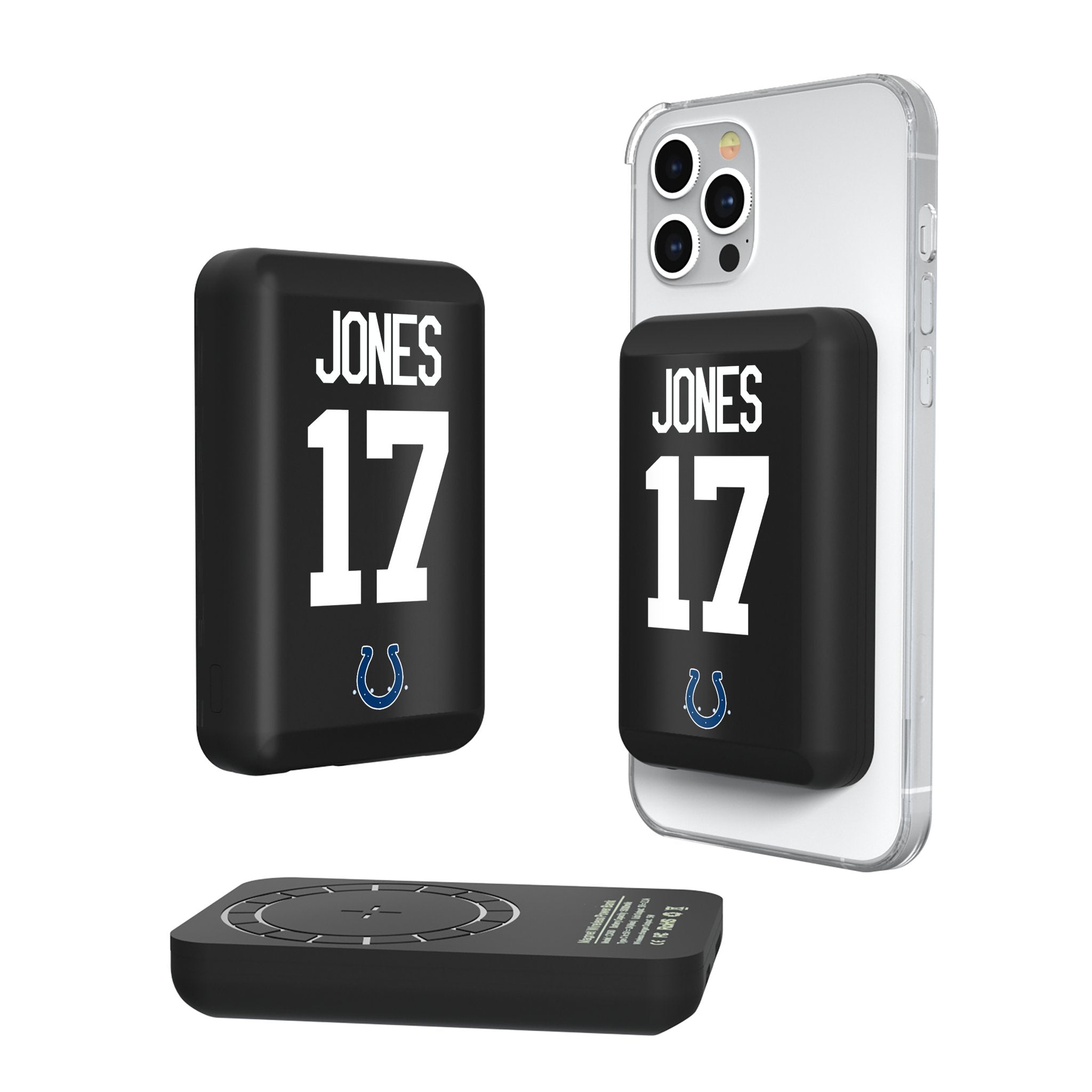 Daniel Jones Indianapolis Colts 17 Game Tactic Wireless Mag Power Bank - Sports Gifts, Sports Memorabilia, Sports Collectibles, Fan Shop