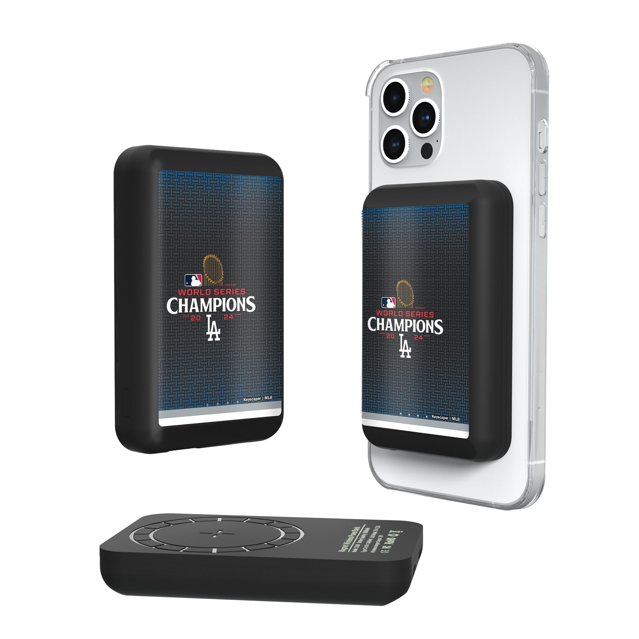 LA Dodgers 2024 MLB World Series Wireless Mag Power Bank - Sports Gifts, Sports Memorabilia, Sports Collectibles, Fan Shop