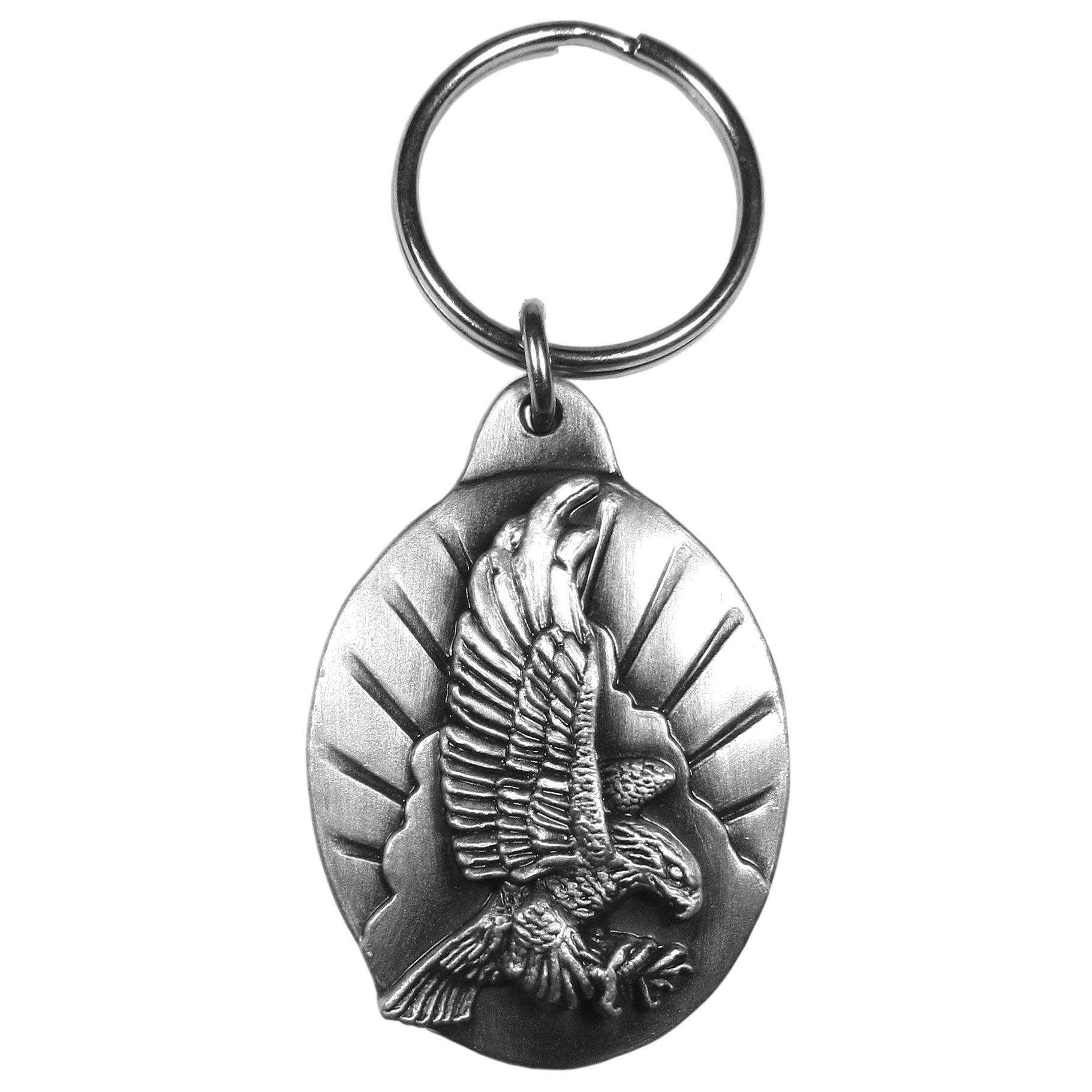 Soaring Eagle Antiqued Key Chain