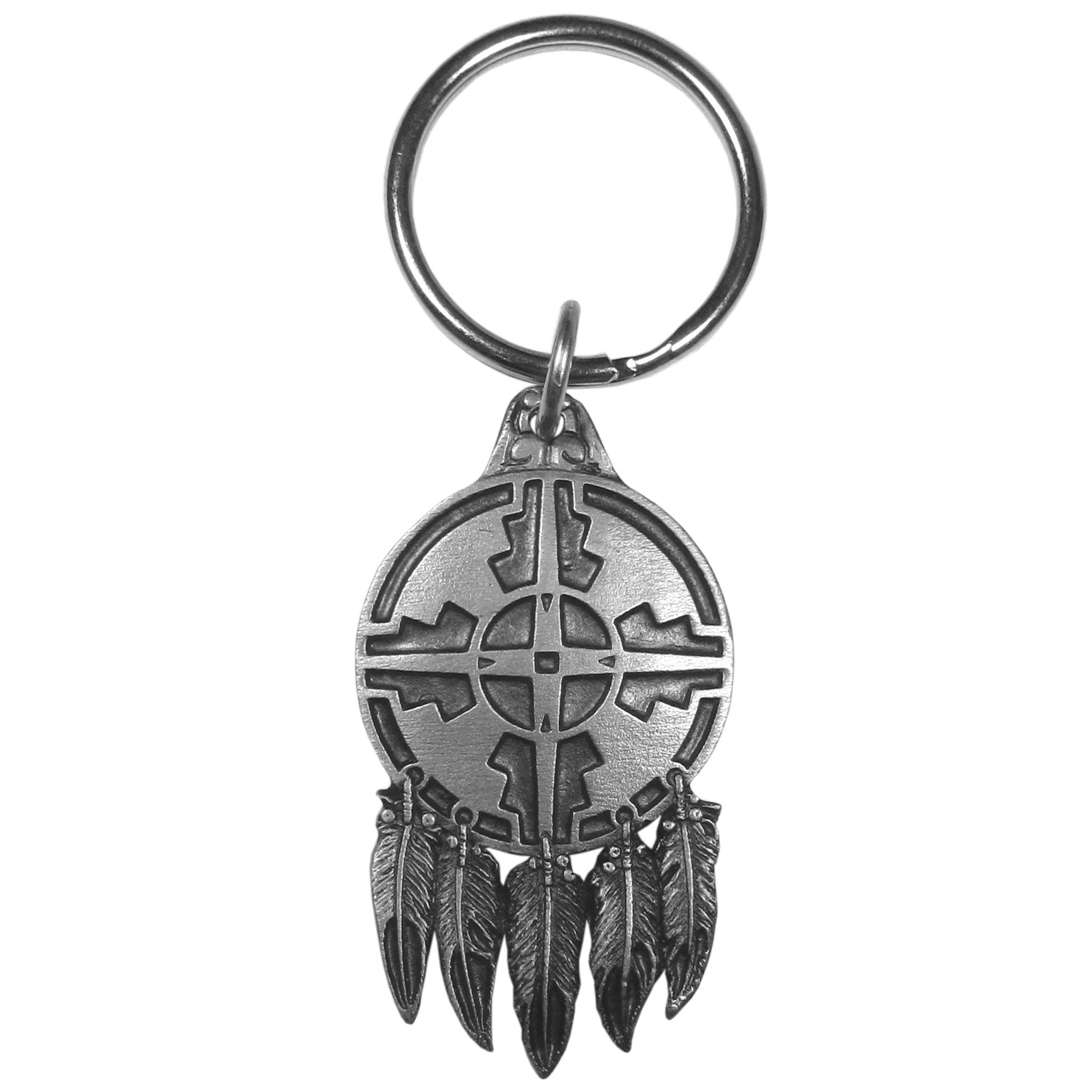 EMS Antiqued Keyring