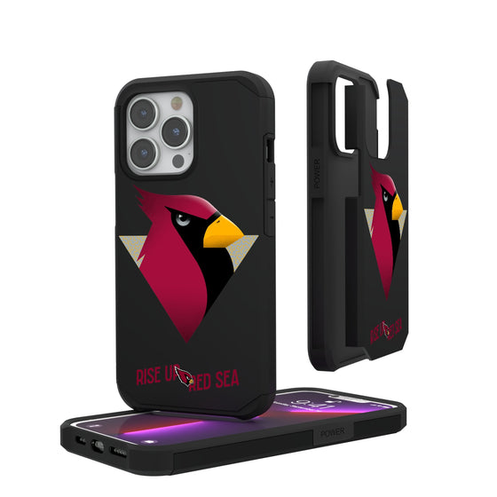 Arizona Cardinals 2024 Illustrated Limited Edition Rugged Phone Case-0