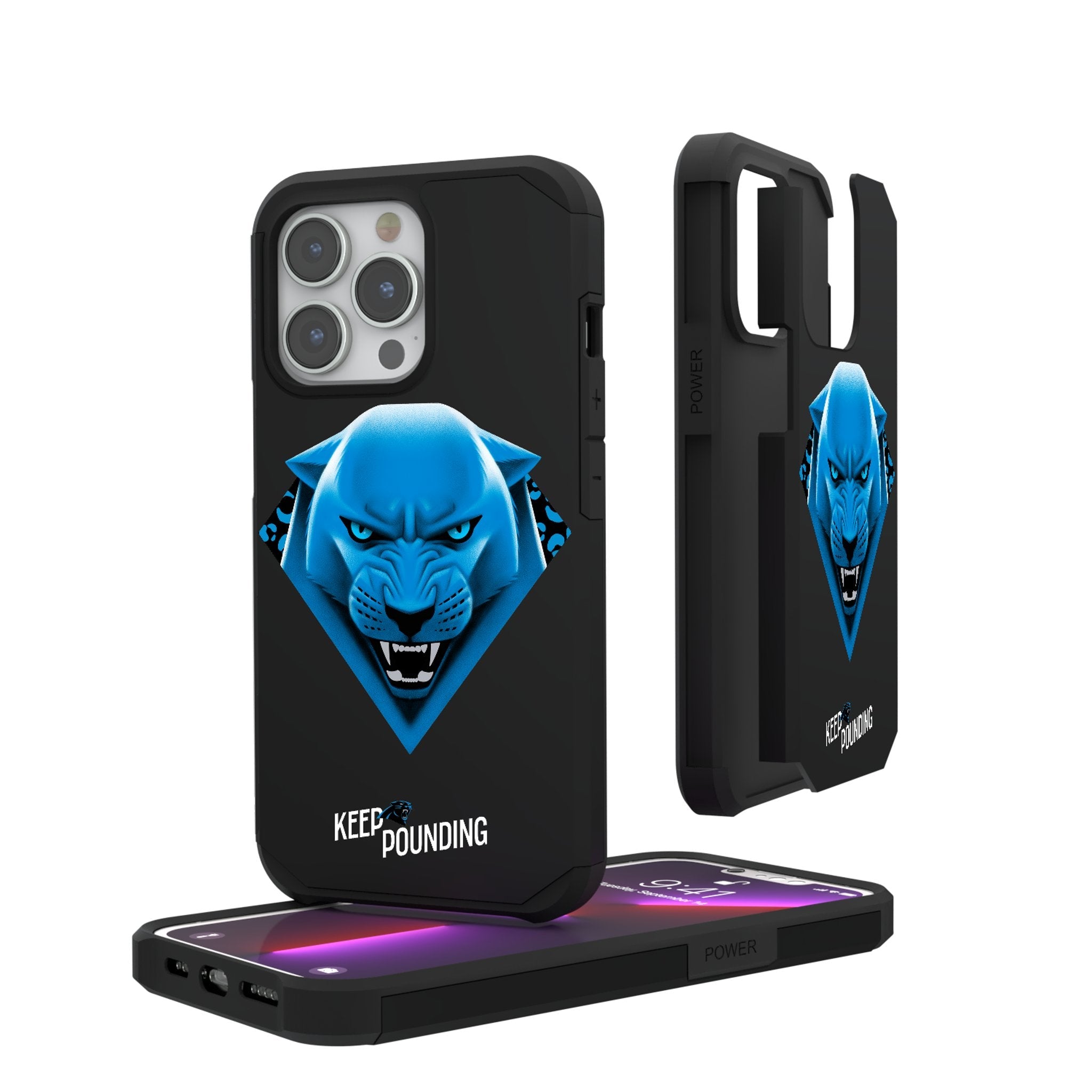 Carolina Panthers 2024 Illustrated Limited Edition Rugged Phone Case - Sports Gifts, Sports Memorabilia, Sports Collectibles, Fan Shop