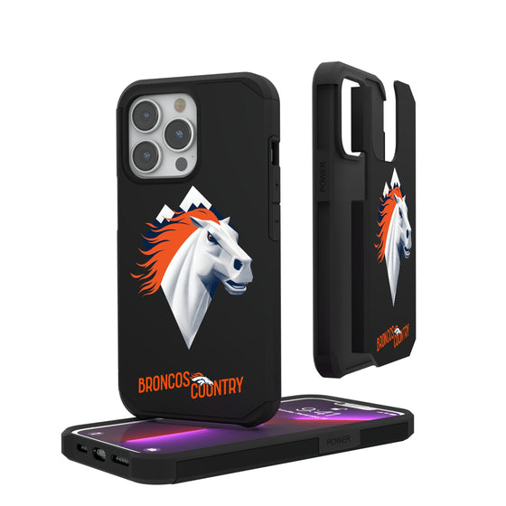 Denver Broncos 2024 Illustrated Limited Edition Rugged Phone Case-0