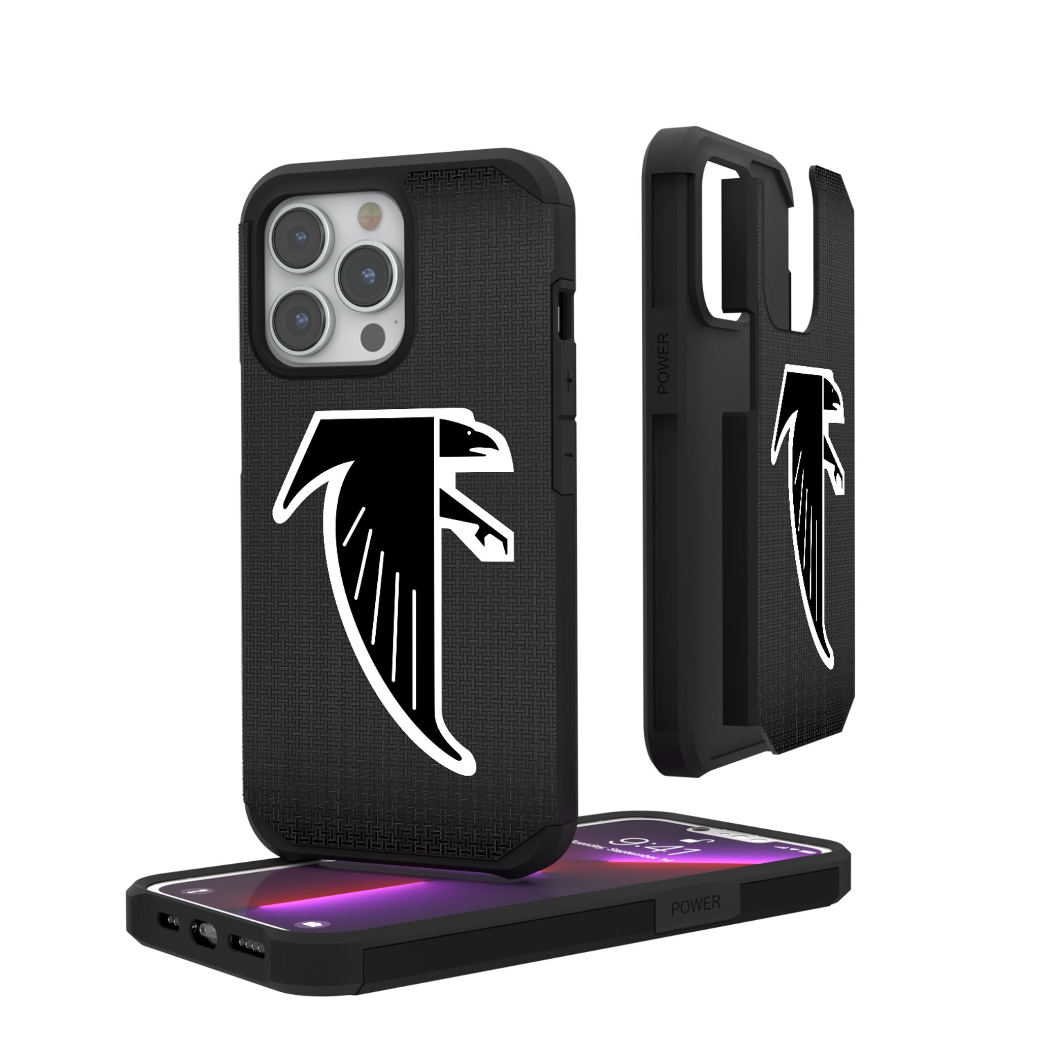 Atlanta Falcons Classic  Linen Rugged Phone Case - Sports Gifts, Sports Memorabilia, Sports Collectibles, Fan Shop