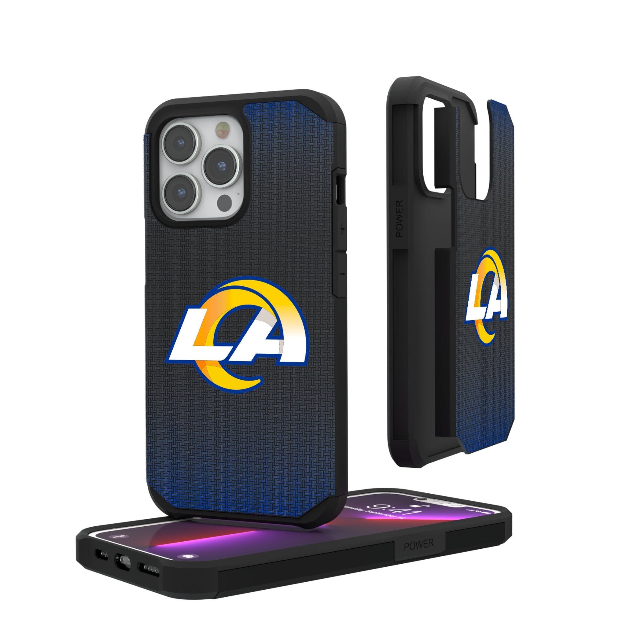Los Angeles Rams Linen Rugged Phone Case - Sports Gifts, Sports Memorabilia, Sports Collectibles, Fan Shop