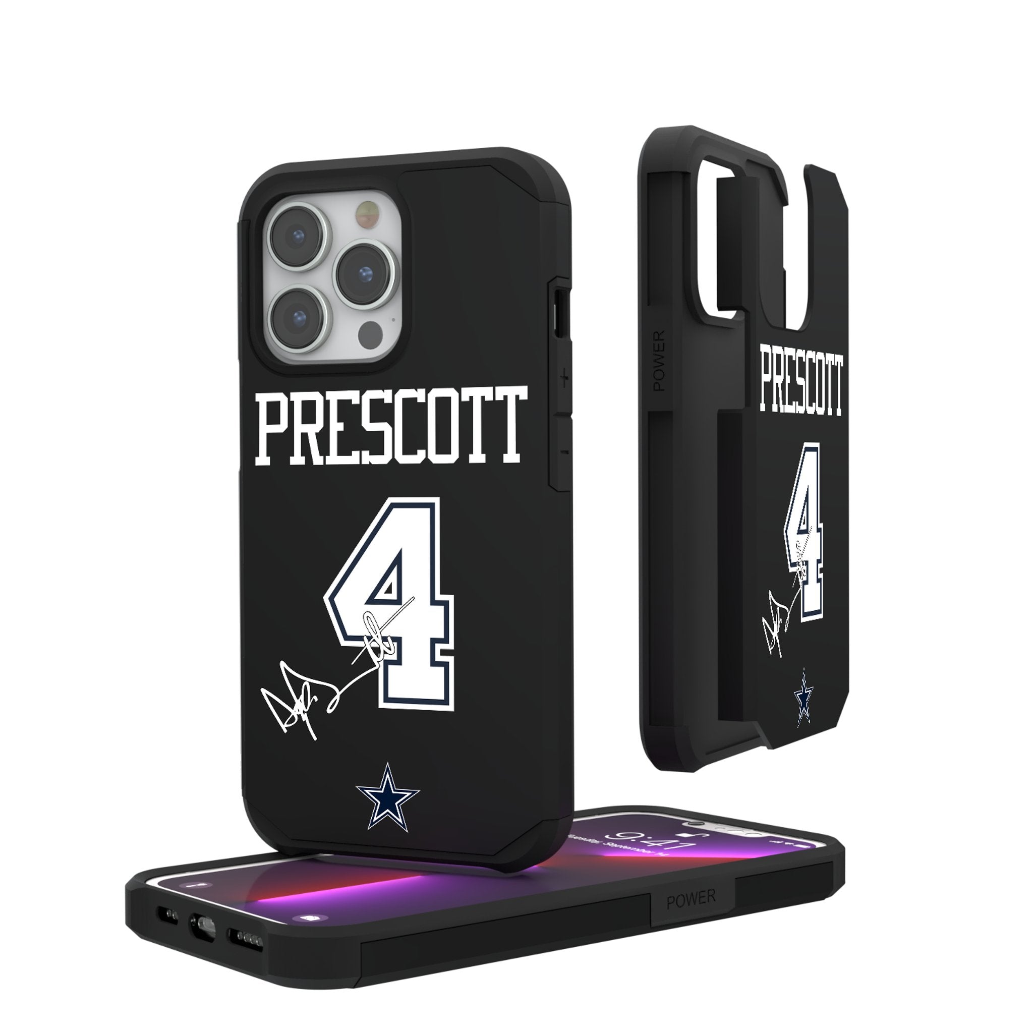 Dak Prescott Dallas Cowboys 4 Ready Rugged Phone Case - Sports Gifts, Sports Memorabilia, Sports Collectibles, Fan Shop