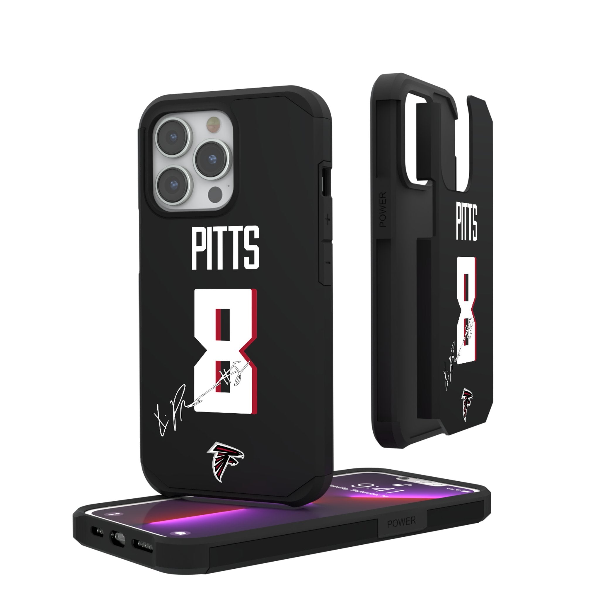 Kyle Pitts Atlanta Falcons 8 Ready Rugged Phone Case - Sports Gifts, Sports Memorabilia, Sports Collectibles, Fan Shop