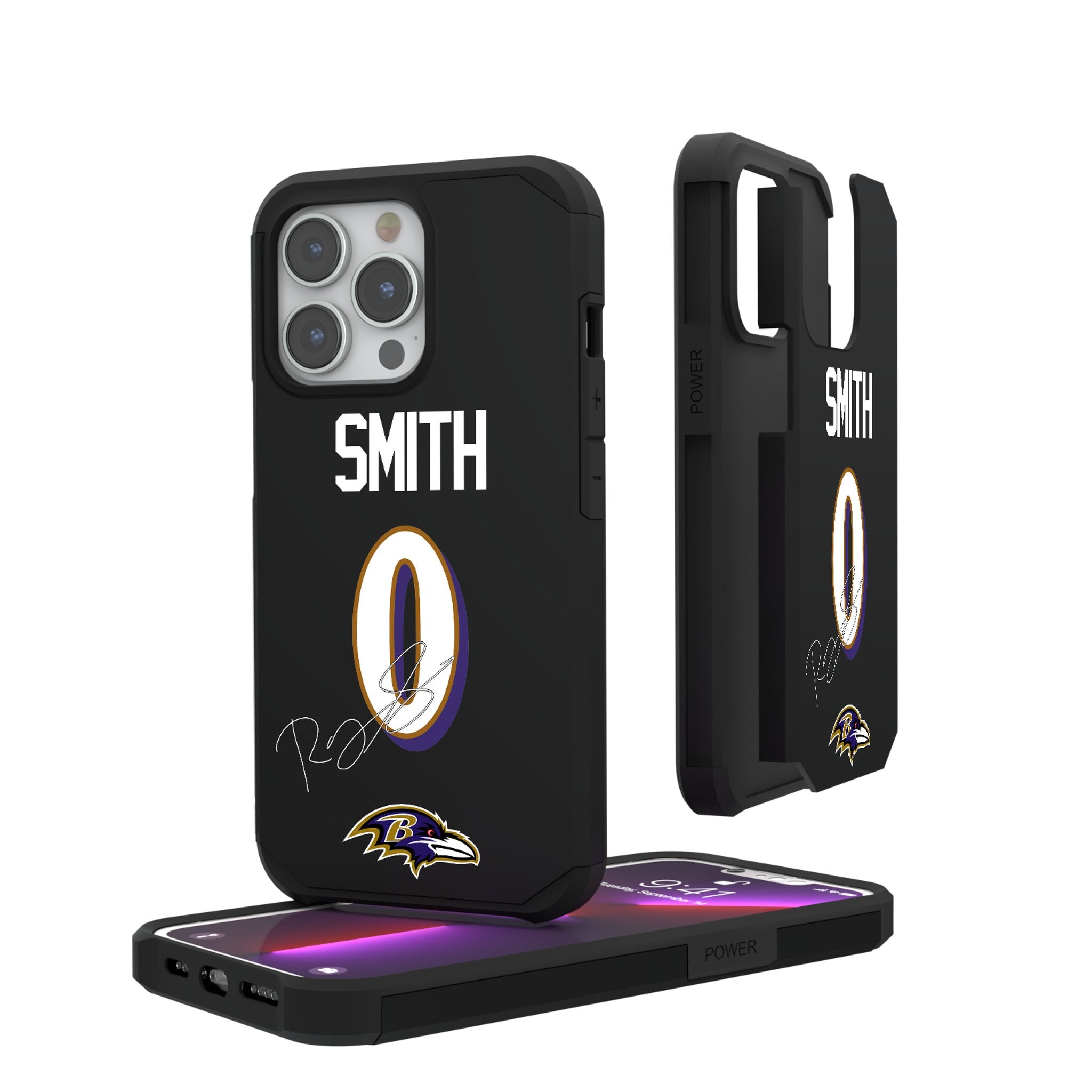 Roquan Smith Baltimore Ravens 0 Ready Rugged Phone Case - Sports Gifts, Sports Memorabilia, Sports Collectibles, Fan Shop