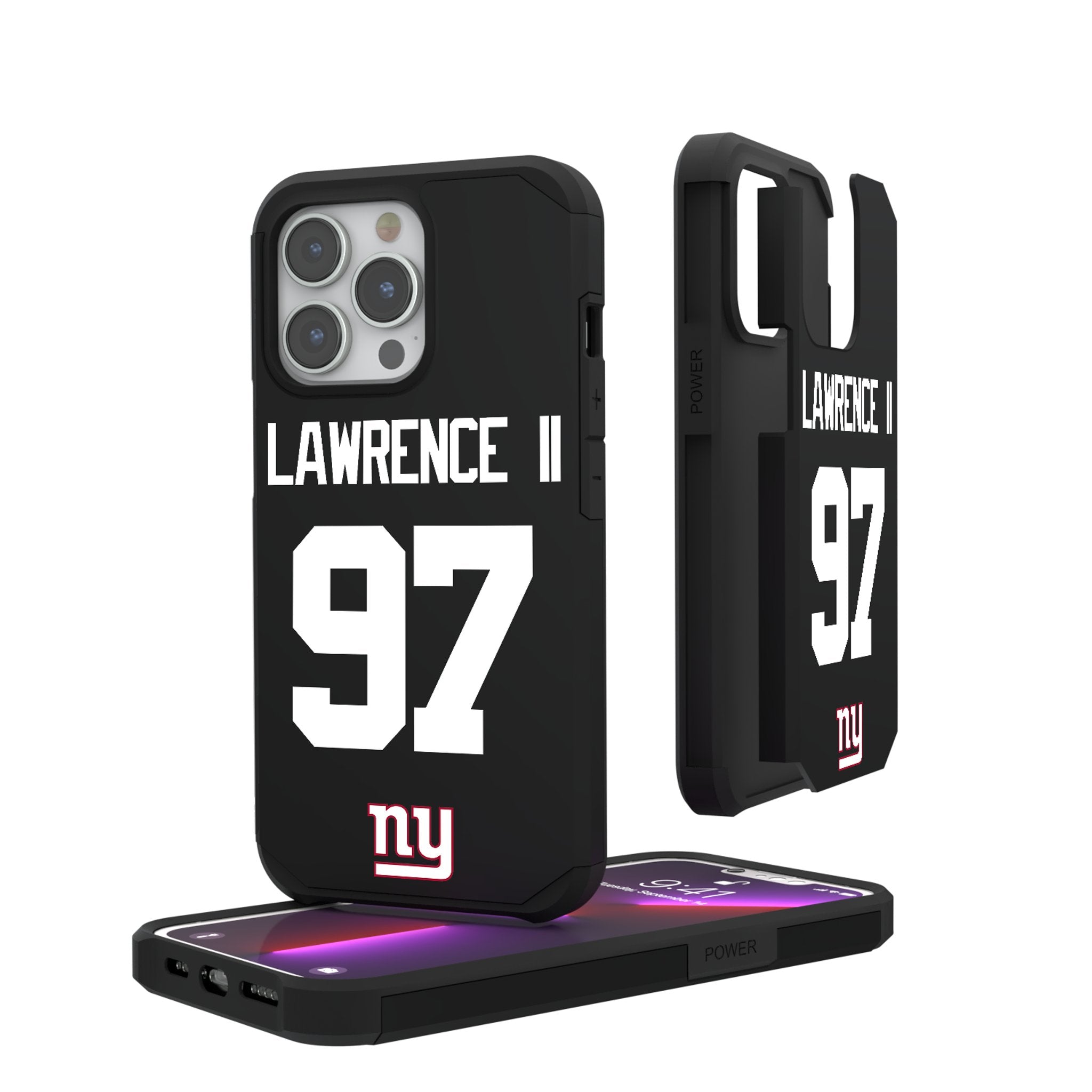 Dexter Lawrence II New York Giants 97 Ready Rugged Phone Case - Sports Gifts, Sports Memorabilia, Sports Collectibles, Fan Shop