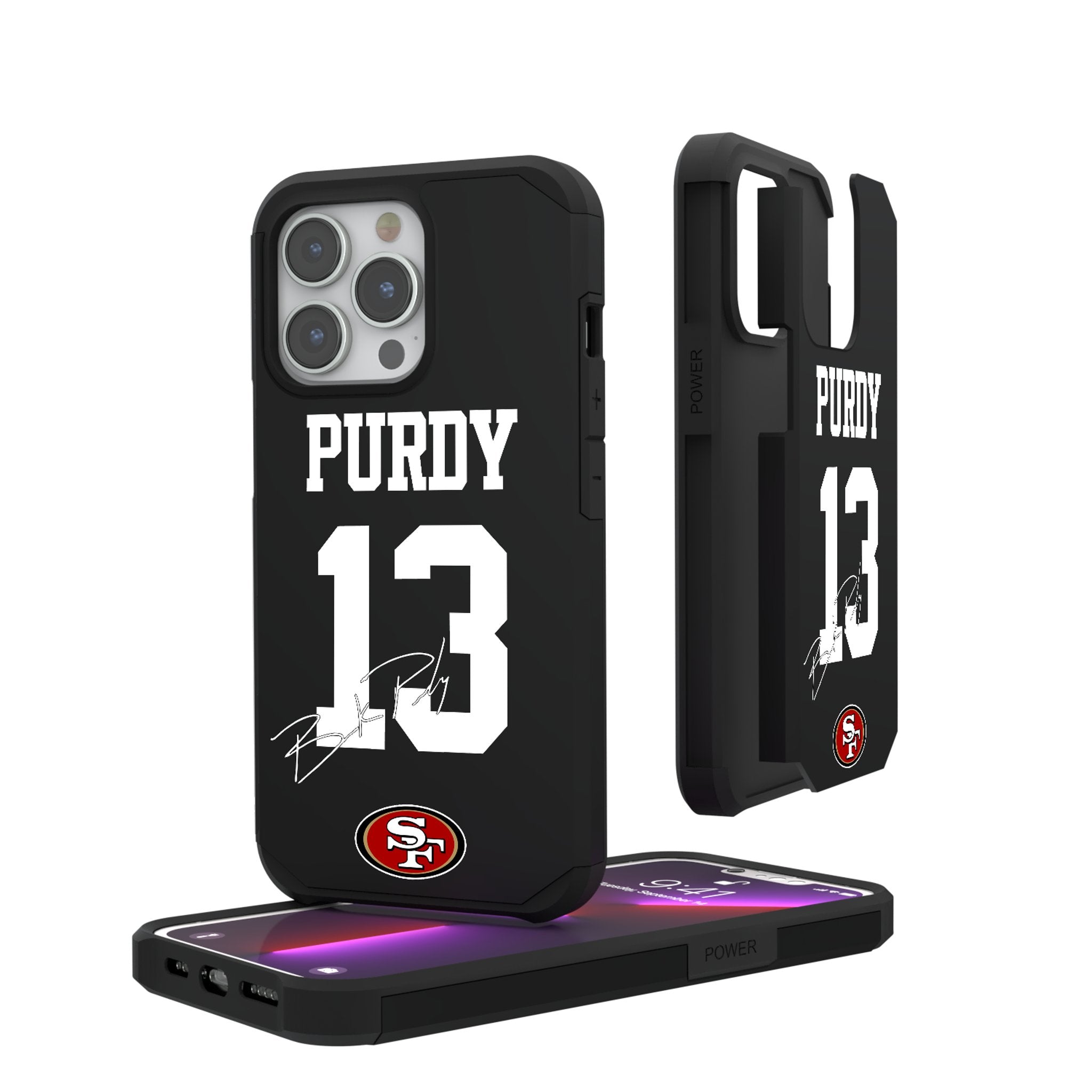 Brock Purdy San Francisco 49ers 13 Ready Rugged Phone Case - Sports Gifts, Sports Memorabilia, Sports Collectibles, Fan Shop