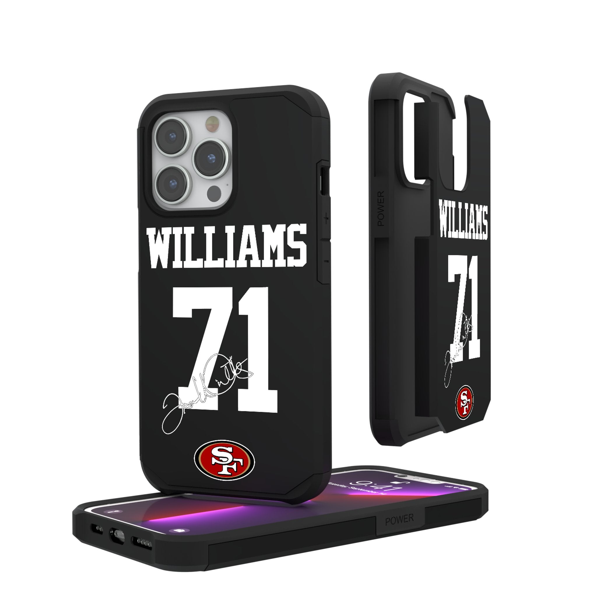 Trent Williams San Francisco 49ers 71 Ready Rugged Phone Case - Sports Gifts, Sports Memorabilia, Sports Collectibles, Fan Shop