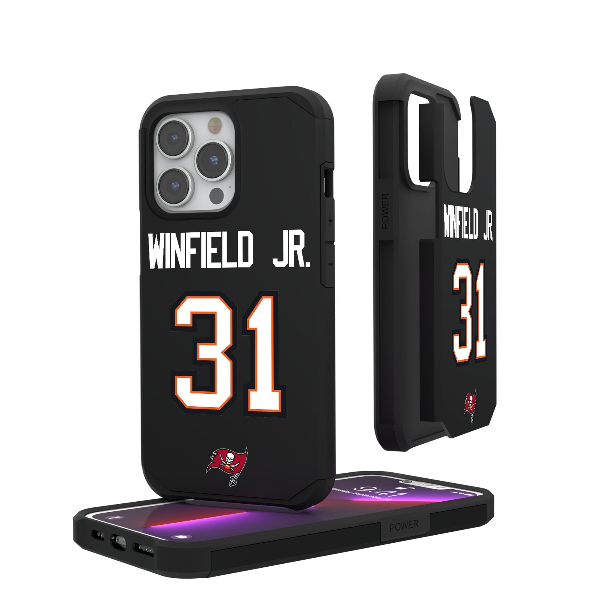 Antoine Winfield Jr. Tampa Bay Buccaneers 31 Ready Rugged Phone Case - Sports Gifts, Sports Memorabilia, Sports Collectibles, Fan Shop