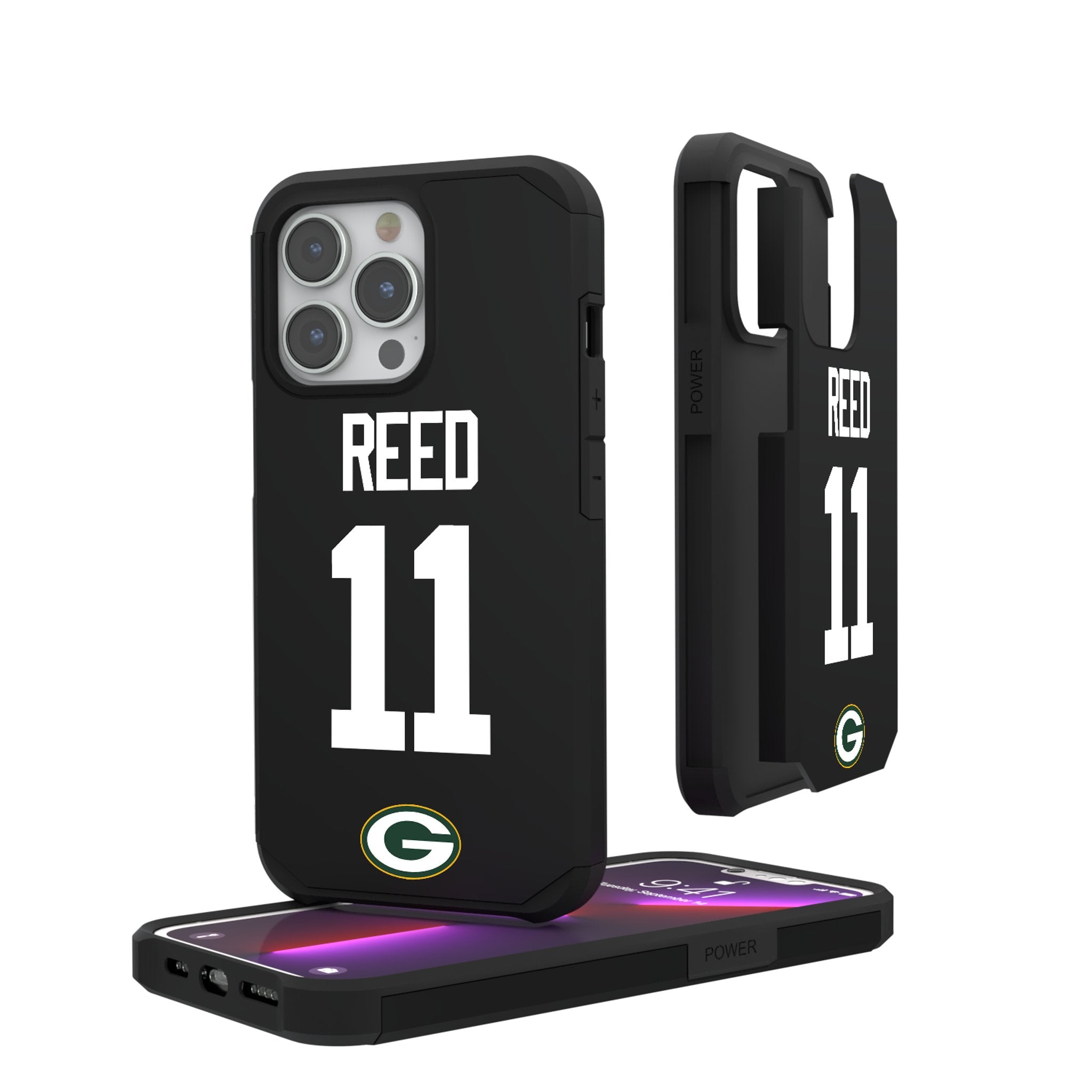 Jayden Reed Green Bay Packers 11 Ready Rugged Phone Case - Sports Gifts, Sports Memorabilia, Sports Collectibles, Fan Shop
