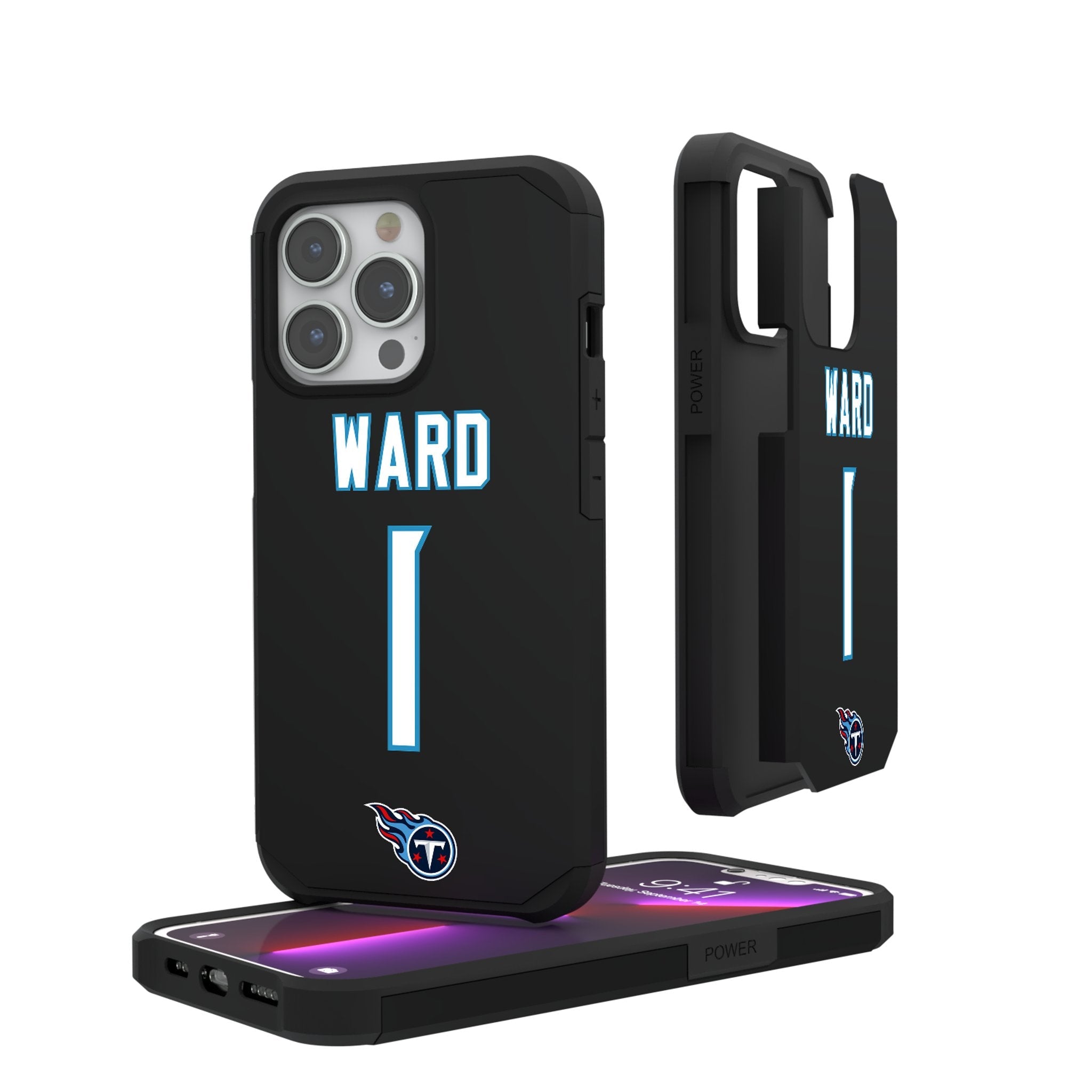Cameron Ward Tennessee Titans 1 Game Tactic Rugged Phone Case for Apple iPhone - Sports Gifts, Sports Memorabilia, Sports Collectibles, Fan Shop