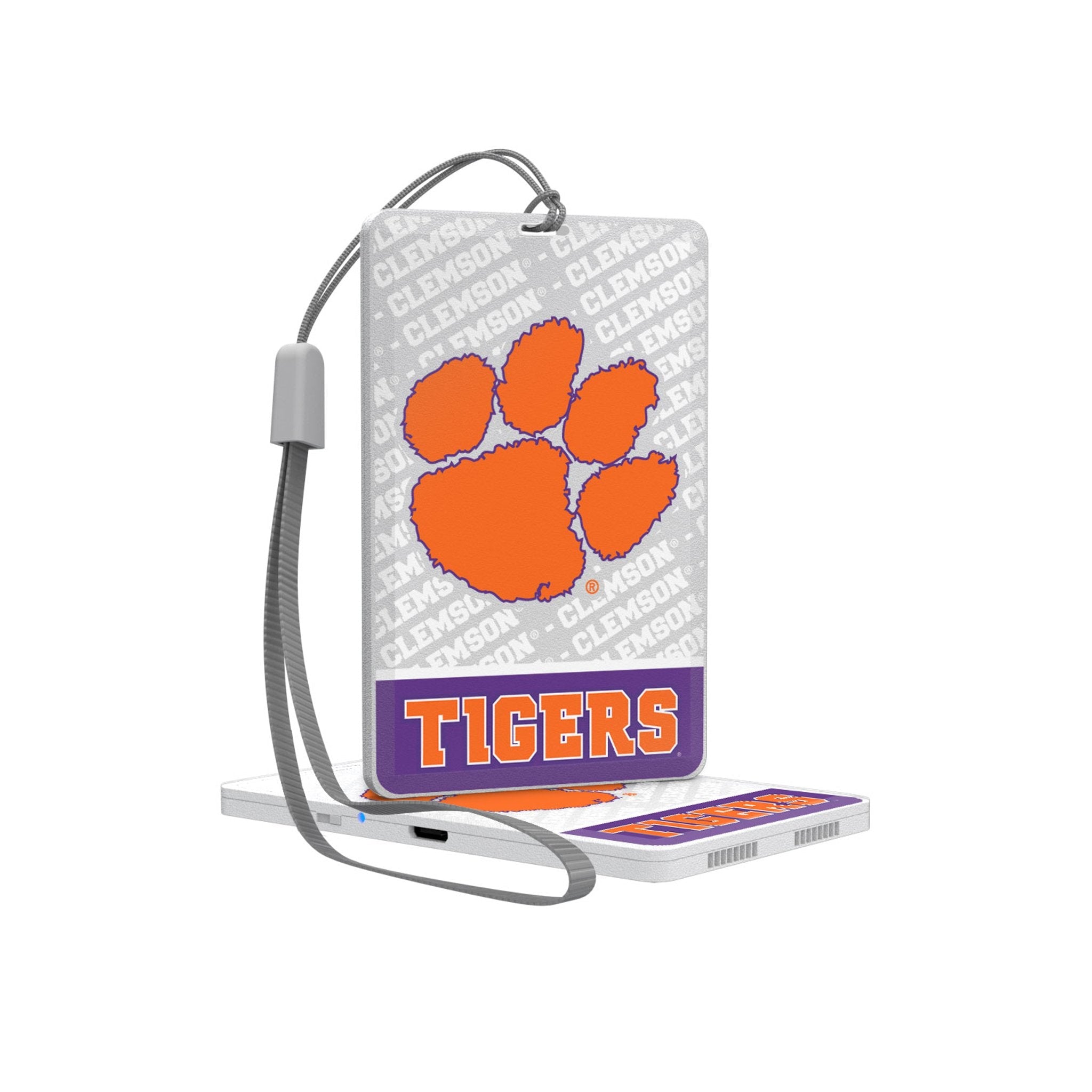 Clemson University Tigers Endzone Plus Bluetooth Pocket Speaker - Sports Gifts, Sports Memorabilia, Sports Collectibles, Fan Shop