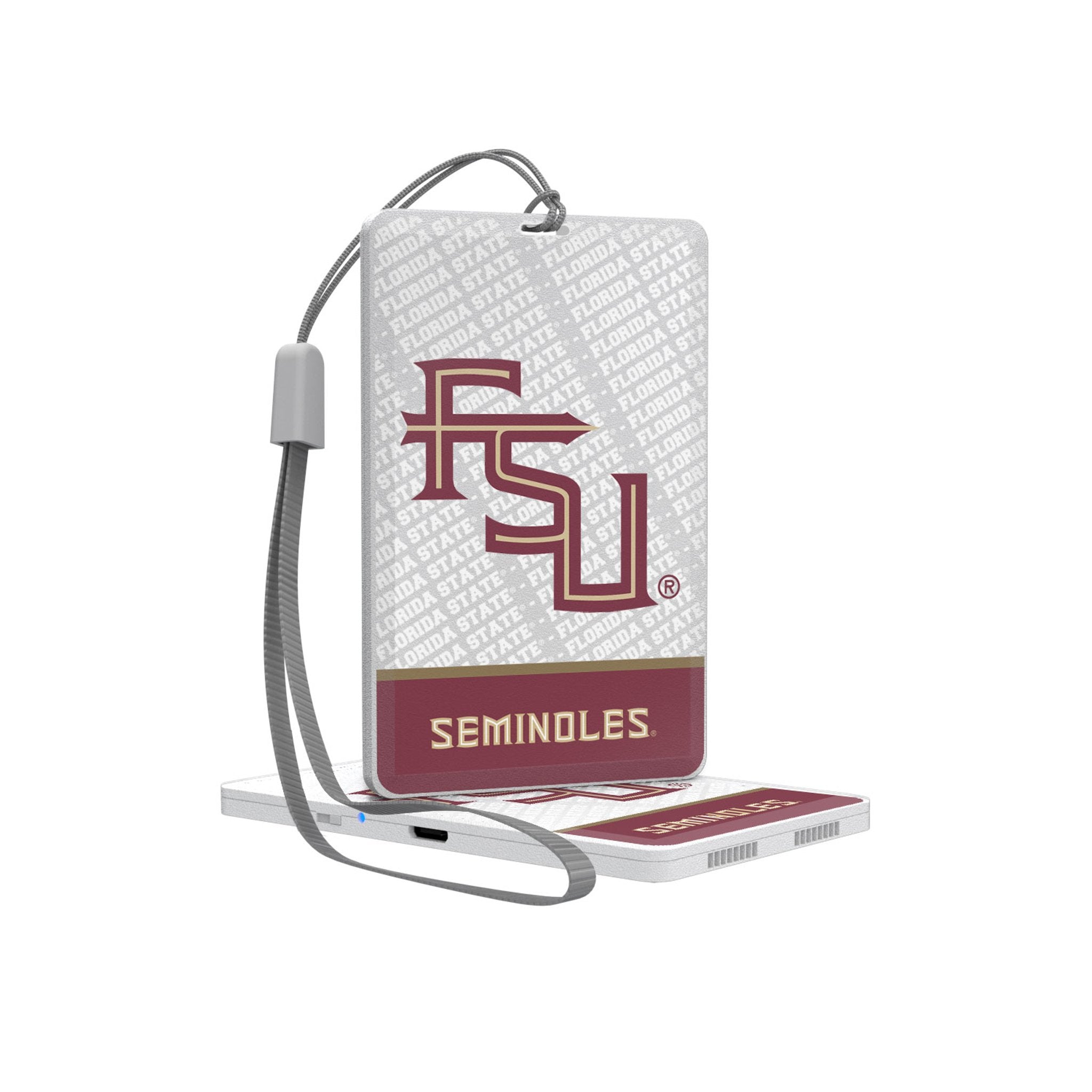 Florida State University Seminoles Athletic Wordmark Endzone Plus Bluetooth Pocket Speaker - Sports Gifts, Sports Memorabilia, Sports Collectibles, Fan Shop