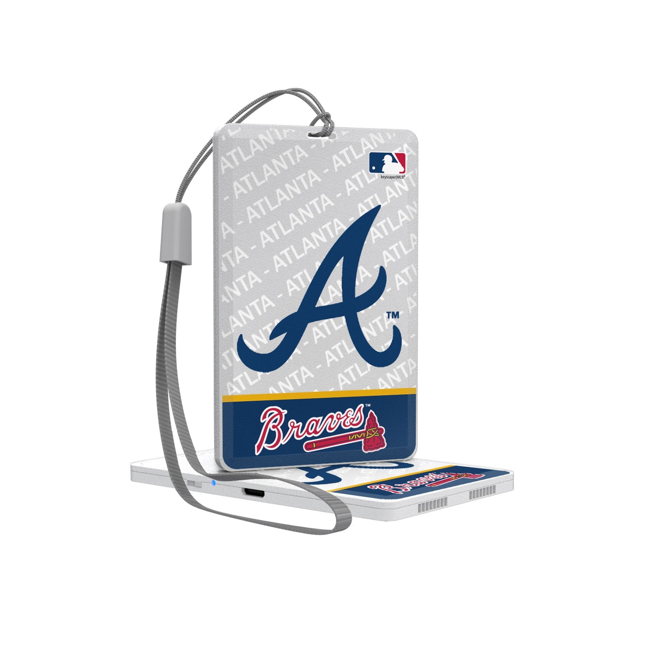 Atlanta Braves Endzone Plus Bluetooth Pocket Speaker - Sports Gifts, Sports Memorabilia, Sports Collectibles, Fan Shop