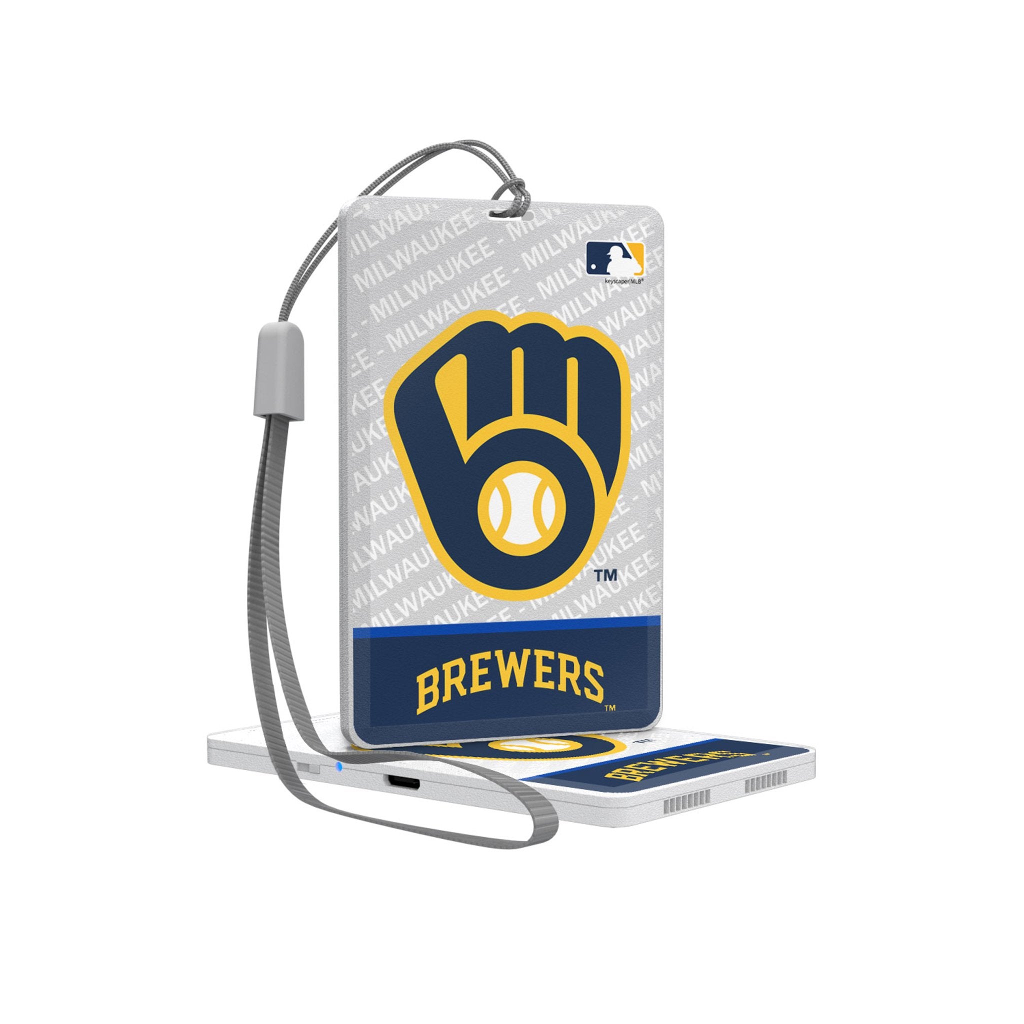 Milwaukee Brewers Endzone Plus Bluetooth Pocket Speaker - Sports Gifts, Sports Memorabilia, Sports Collectibles, Fan Shop