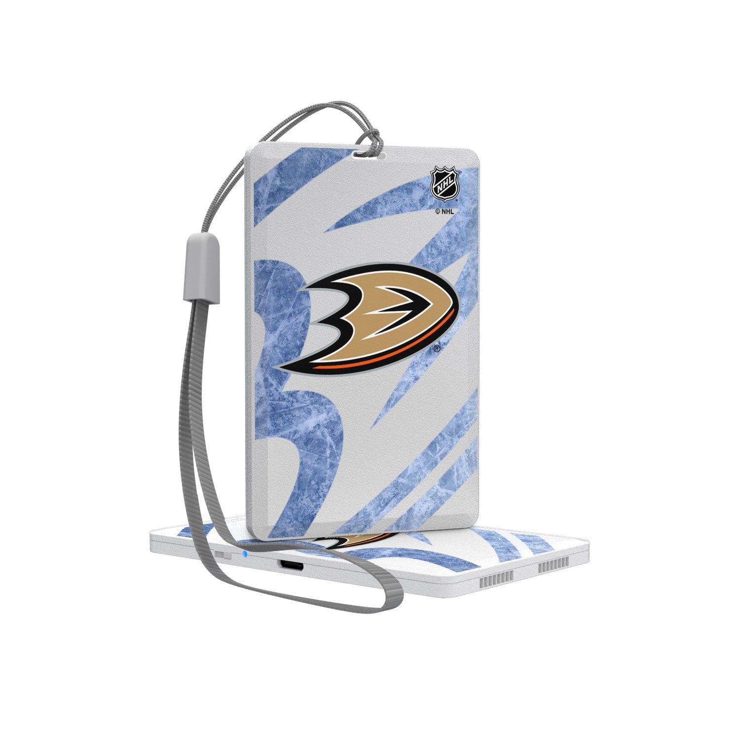 Anaheim Ducks Ice Tilt Bluetooth Credit Card Mini Speaker - Sports Gifts, Sports Memorabilia, Sports Collectibles, Fan Shop