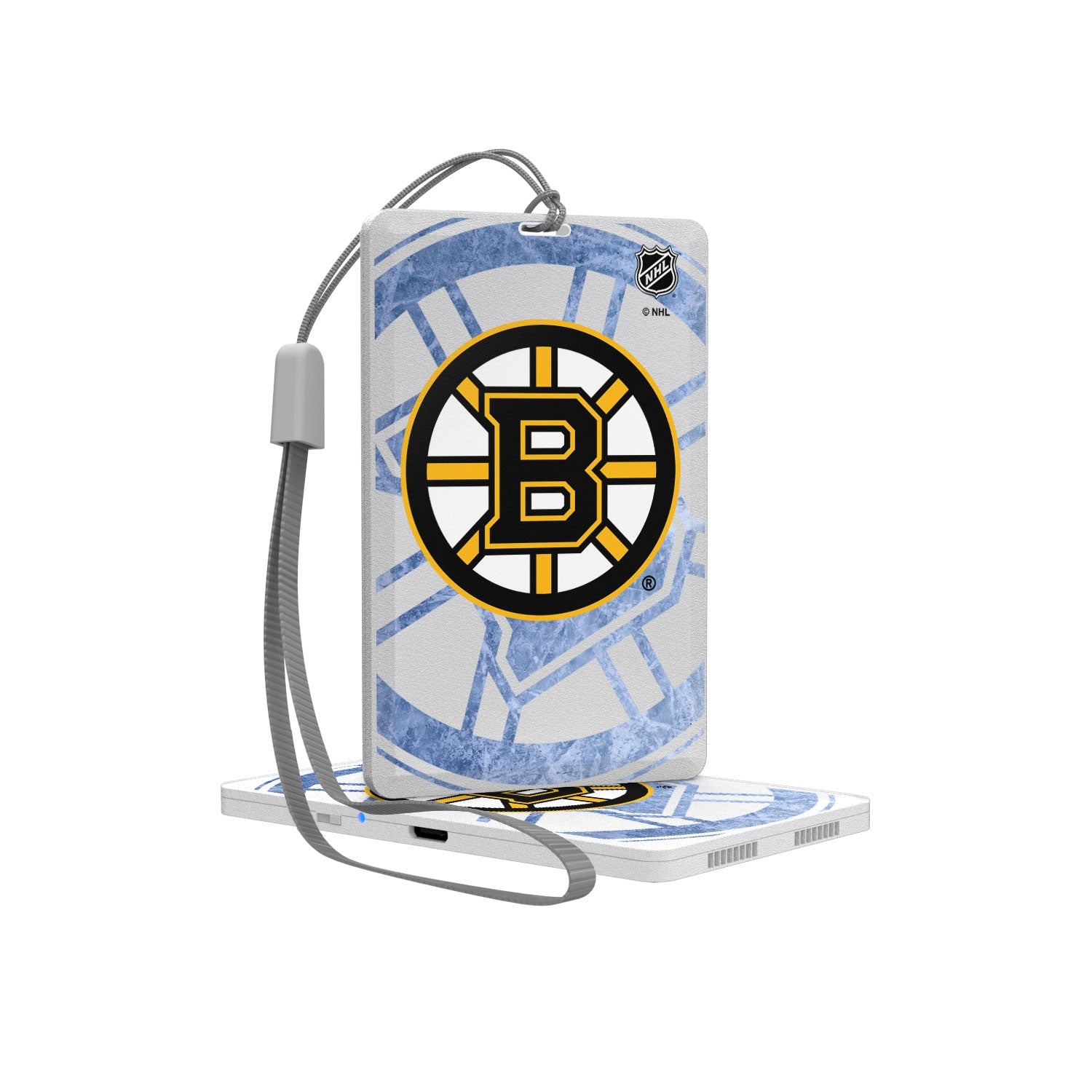 Boston Bruins Ice Tilt Bluetooth Credit Card Mini Speaker - Sports Gifts, Sports Memorabilia, Sports Collectibles, Fan Shop