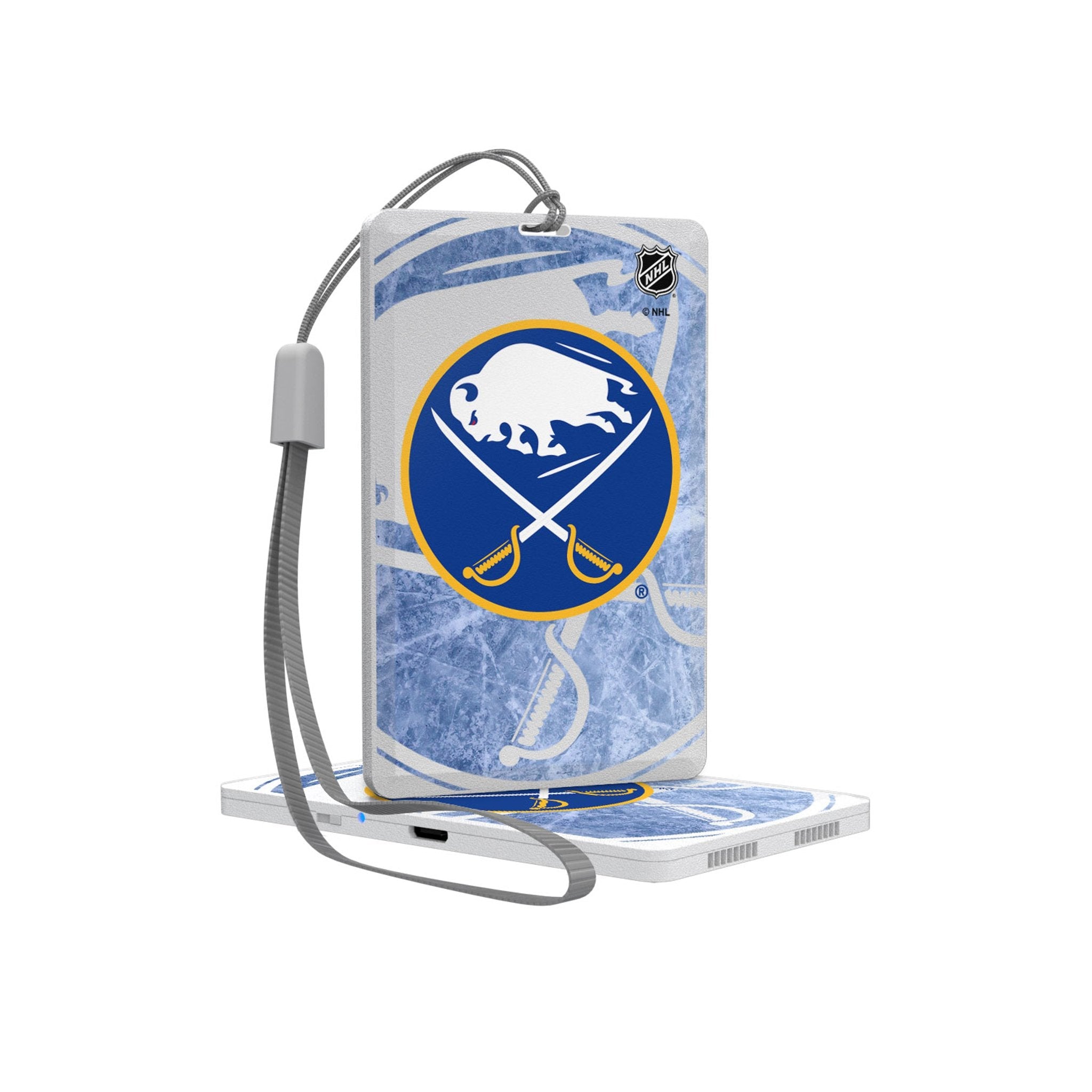 Buffalo Sabres Ice Tilt Bluetooth Pocket Speaker - Sports Gifts, Sports Memorabilia, Sports Collectibles, Fan Shop