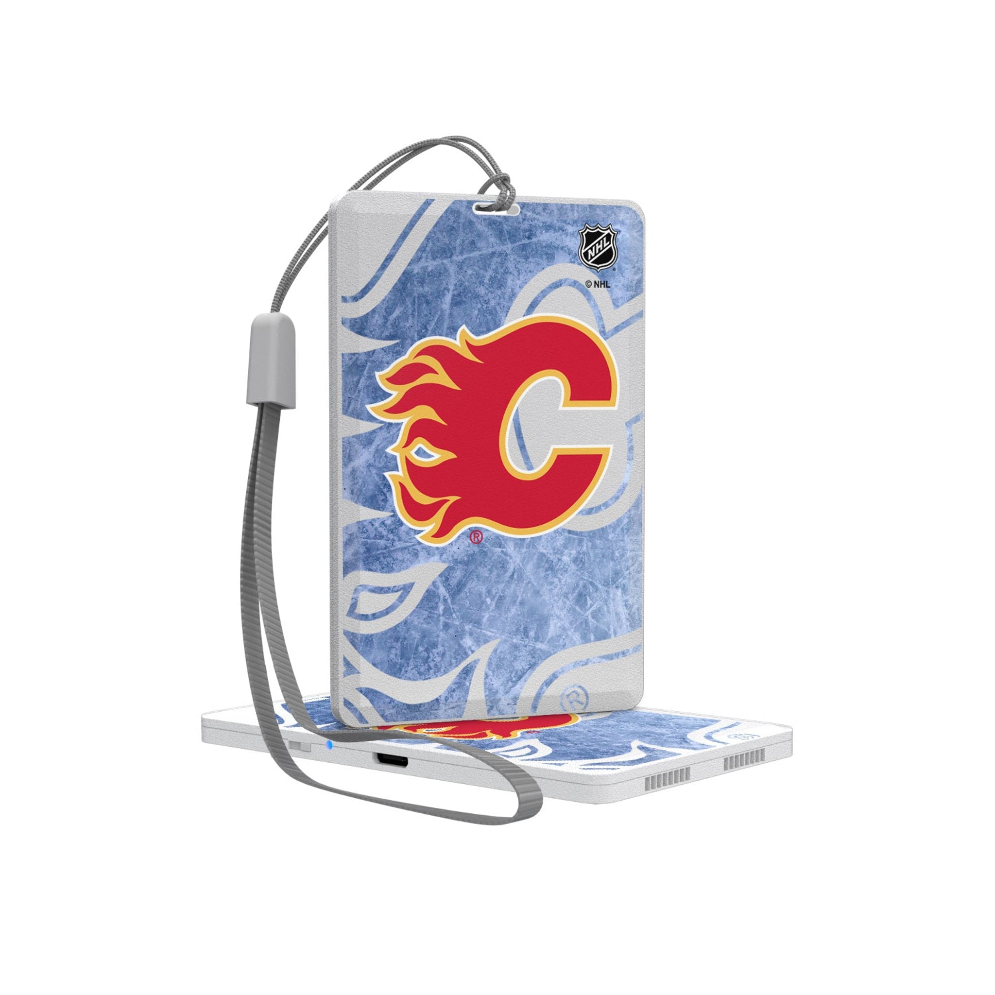 Calgary Flames Ice Tilt Bluetooth Pocket Speaker - Sports Gifts, Sports Memorabilia, Sports Collectibles, Fan Shop