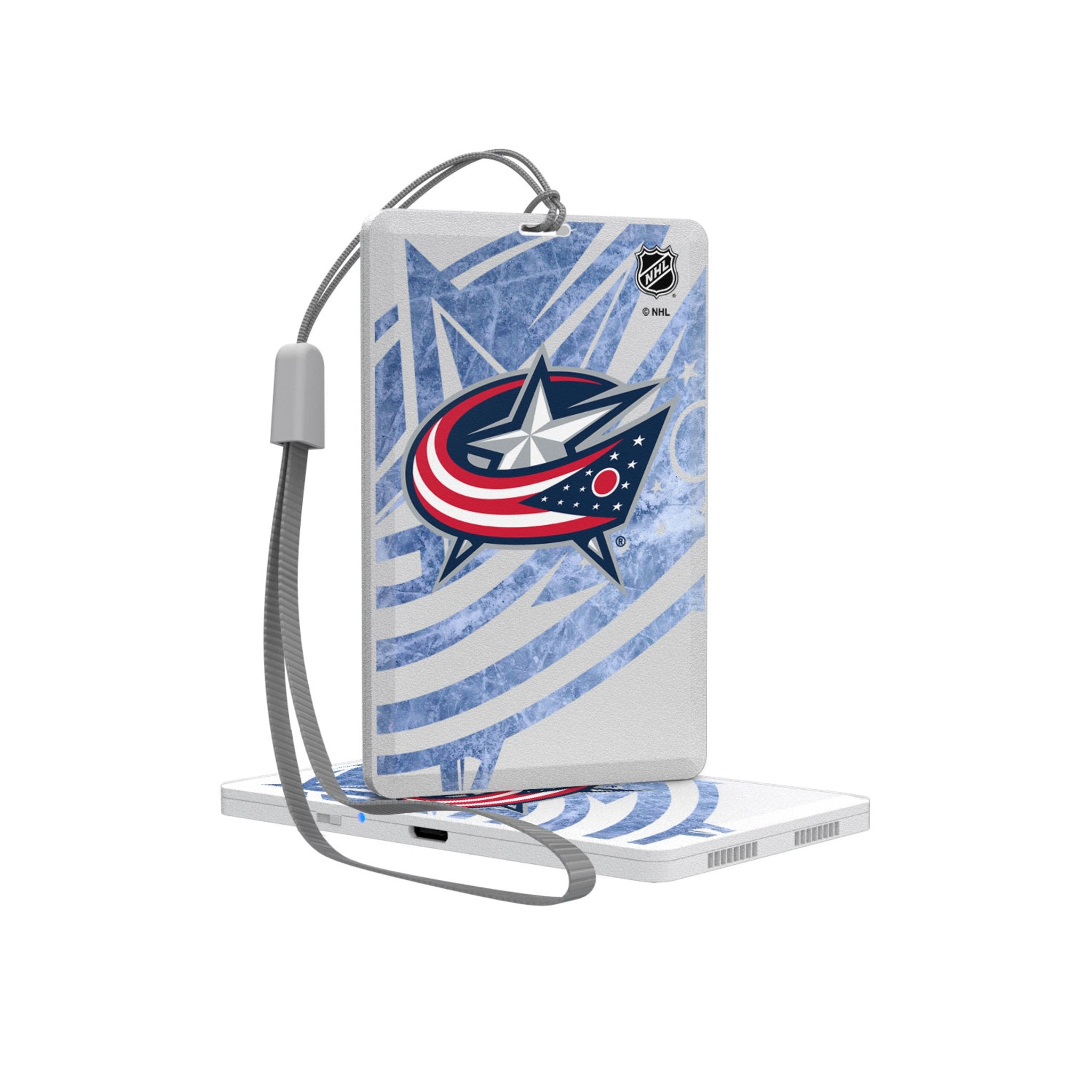 Columbus Blue Jackets Ice Tilt Bluetooth Pocket Speaker - Sports Gifts, Sports Memorabilia, Sports Collectibles, Fan Shop