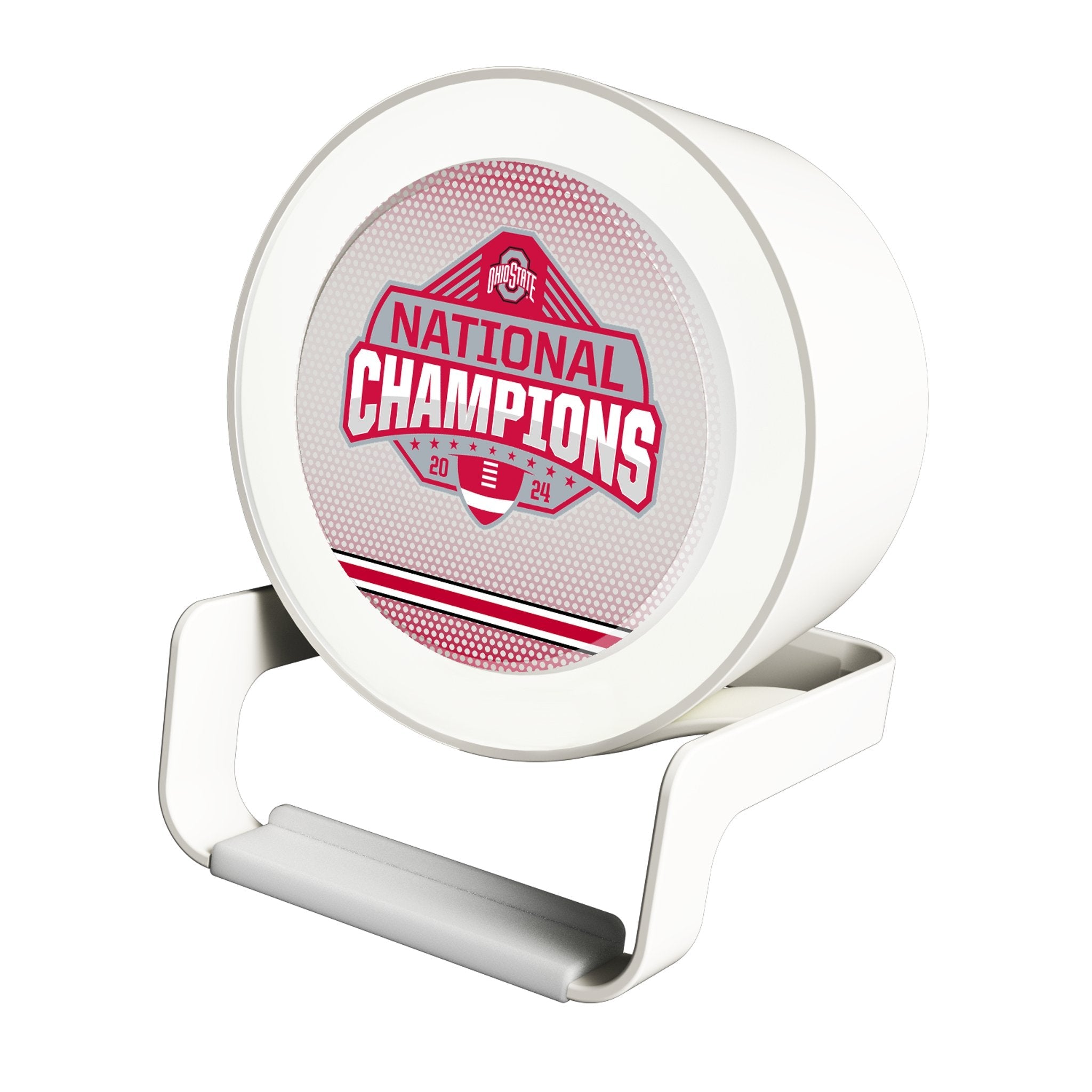 Ohio State University Buckeyes 2024 College Football Playoff National Champion Night Light Charger and Bluetooth Speaker - Sports Gifts, Sports Memorabilia, Sports Collectibles, Fan Shop