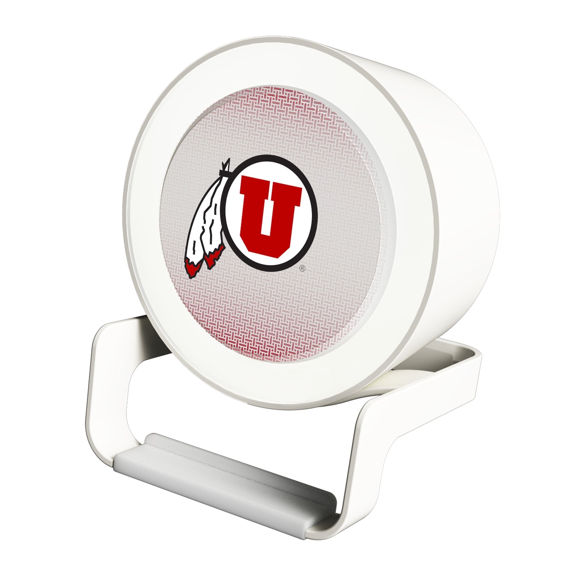 University of Utah Utes Linen Night Light Charger and Bluetooth Speaker - Sports Gifts, Sports Memorabilia, Sports Collectibles, Fan Shop