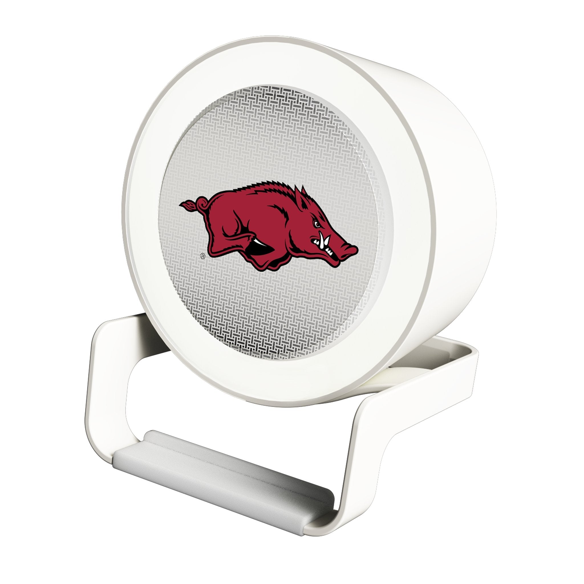University of Arkansas Fayetteville Razorbacks Linen Night Light Charger and Bluetooth Speaker - Sports Gifts, Sports Memorabilia, Sports Collectibles, Fan Shop