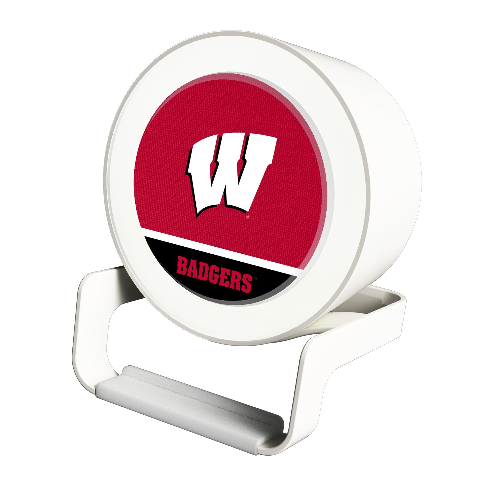 University of Wisconsin Badgers Endzone Solid Night Light Charger and Bluetooth Speaker - Sports Gifts, Sports Memorabilia, Sports Collectibles, Fan Shop