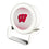 University of Wisconsin Badgers Linen Night Light Charger and Bluetooth Speaker - Sports Gifts, Sports Memorabilia, Sports Collectibles, Fan Shop