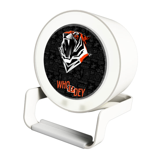 Cincinnati Bengals 2024 Illustrated Limited Edition Night Light Charger and Bluetooth Speaker-0
