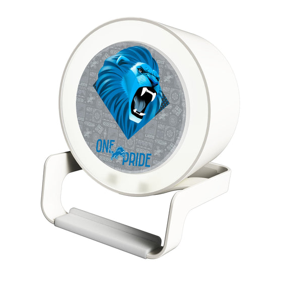 Detroit Lions 2024 Illustrated Limited Edition Night Light Charger and Bluetooth Speaker-0
