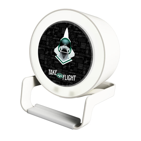 New York Jets 2024 Illustrated Limited Edition Night Light Charger and Bluetooth Speaker-0