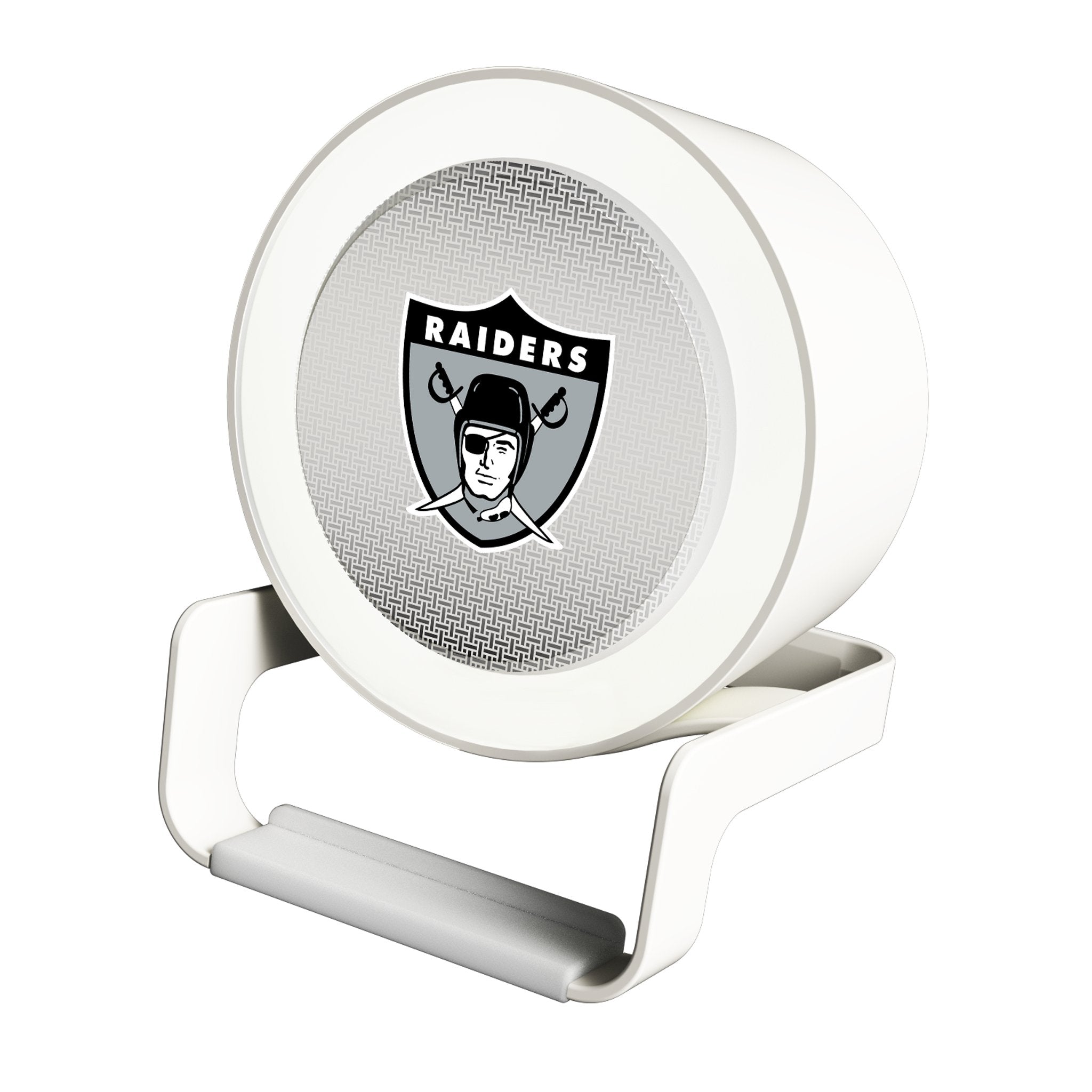 Oakland Raiders 1963 Historic Collection Linen Night Light Charger and Bluetooth Speaker - Sports Gifts, Sports Memorabilia, Sports Collectibles, Fan Shop