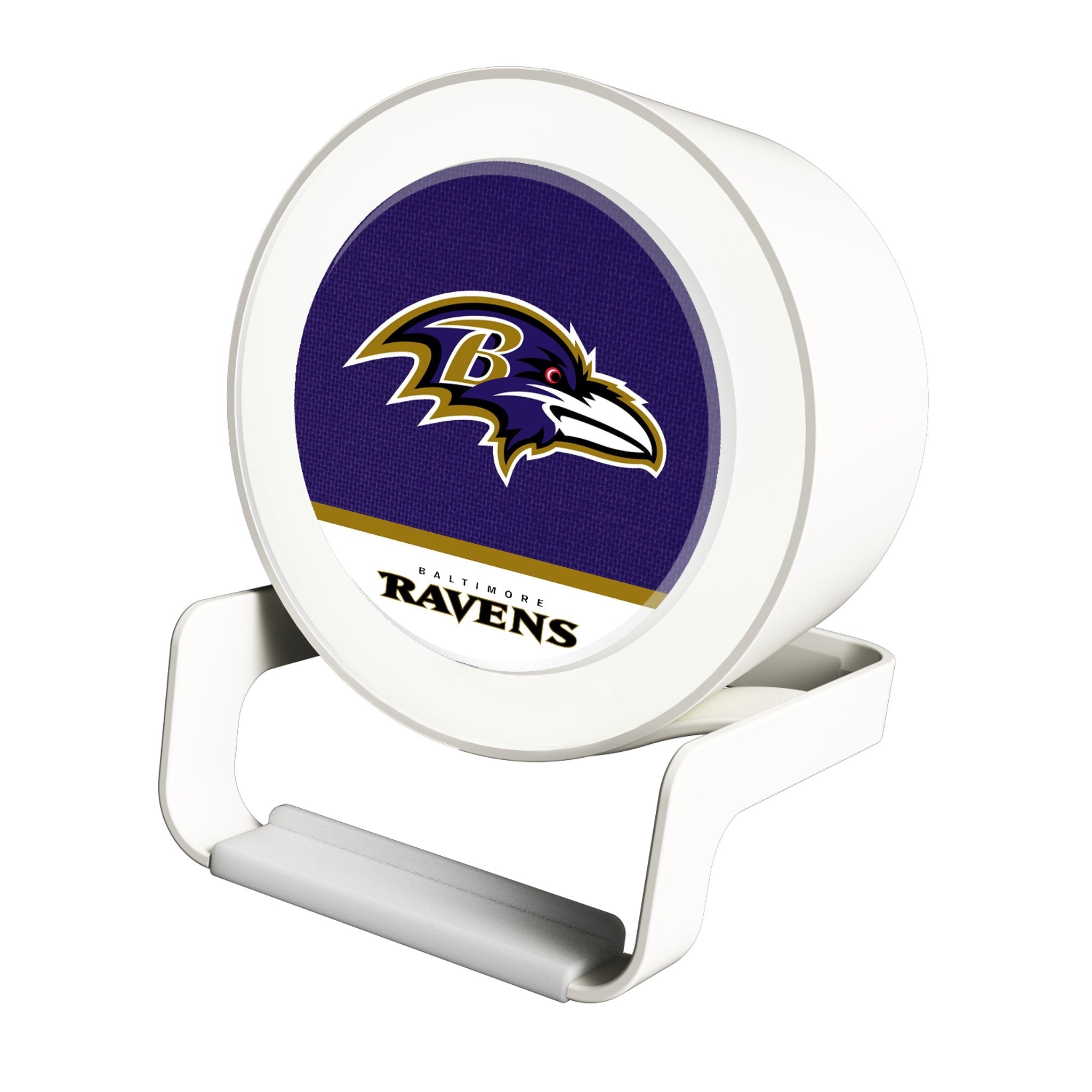 Baltimore Ravens Endzone Solid Night Light Charger and Bluetooth Speaker - Sports Gifts, Sports Memorabilia, Sports Collectibles, Fan Shop