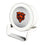 Chicago Bears Linen Night Light Charger and Bluetooth Speaker - Sports Gifts, Sports Memorabilia, Sports Collectibles, Fan Shop