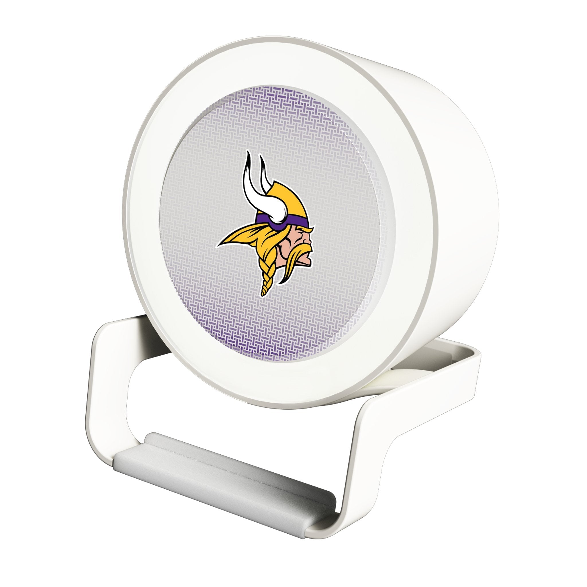 Minnesota Vikings Linen Night Light Charger and Bluetooth Speaker - Sports Gifts, Sports Memorabilia, Sports Collectibles, Fan Shop