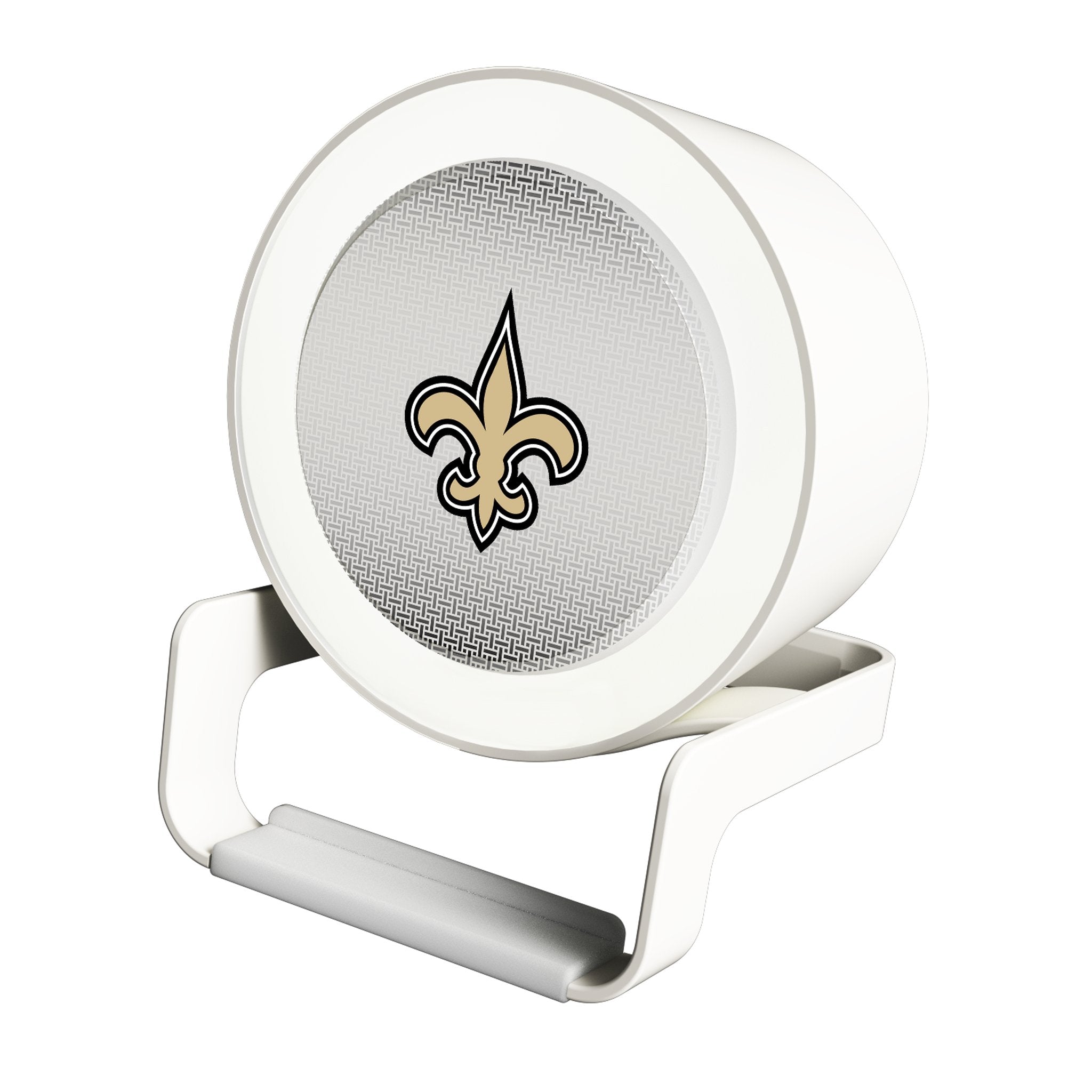New Orleans Saints Linen Night Light Charger and Bluetooth Speaker - Sports Gifts, Sports Memorabilia, Sports Collectibles, Fan Shop