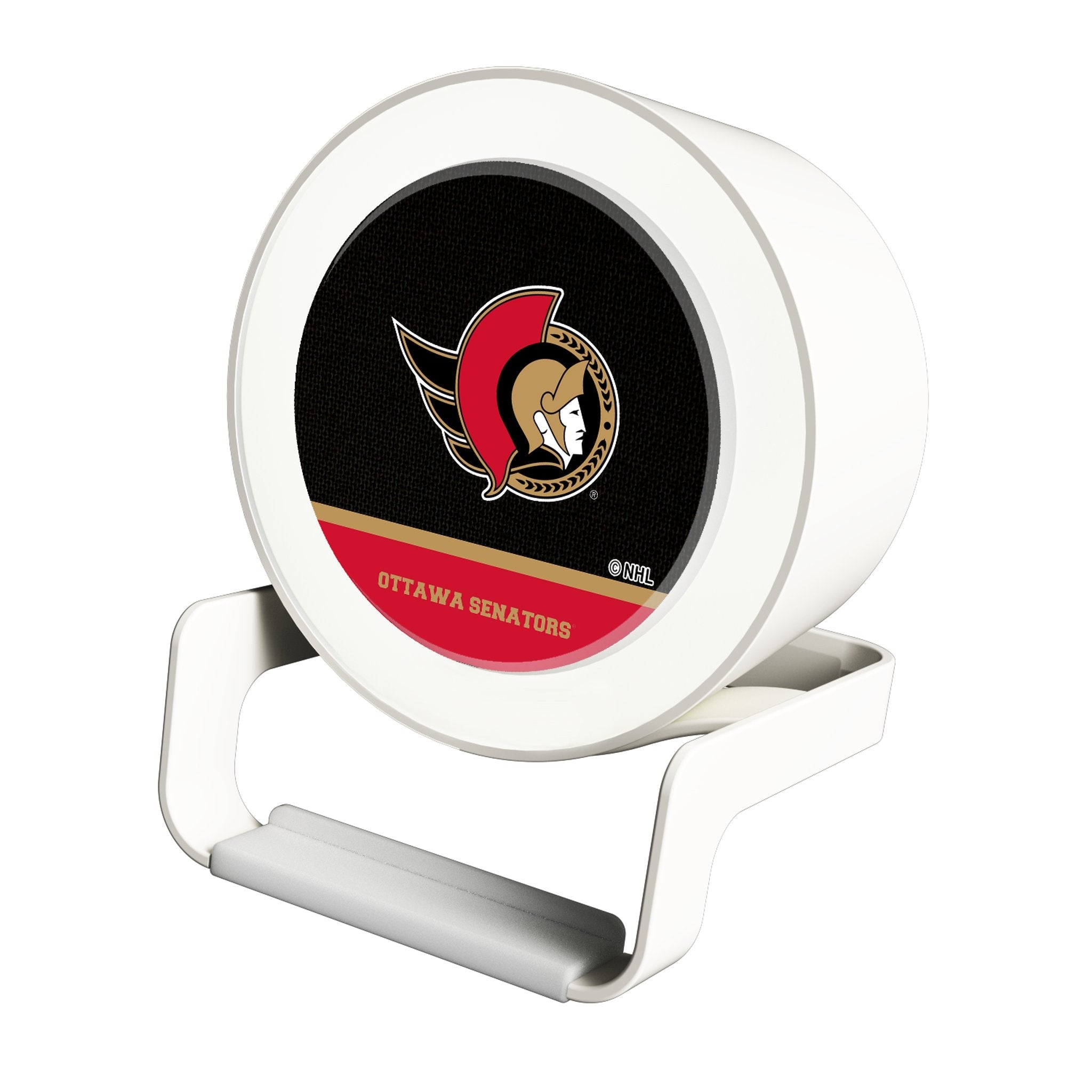 Ottawa Senators Endzone Solid Night Light Charger and Bluetooth Speaker - Sports Gifts, Sports Memorabilia, Sports Collectibles, Fan Shop