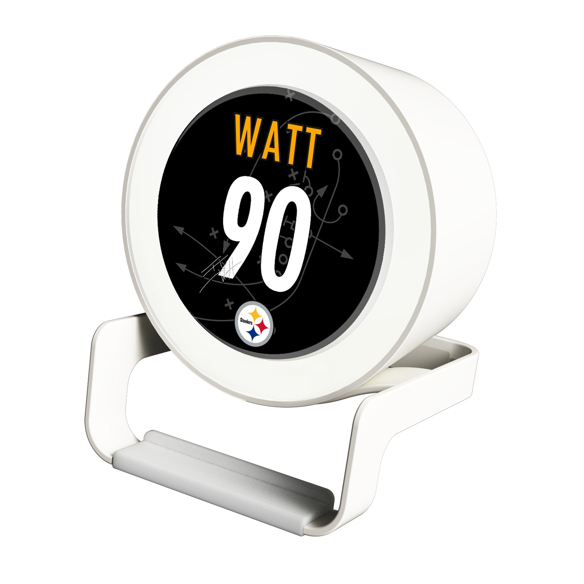 T.J. Watt Pittsburgh Steelers 90 Game Tactic Night Light Charger and Bluetooth Speaker - Sports Gifts, Sports Memorabilia, Sports Collectibles, Fan Shop