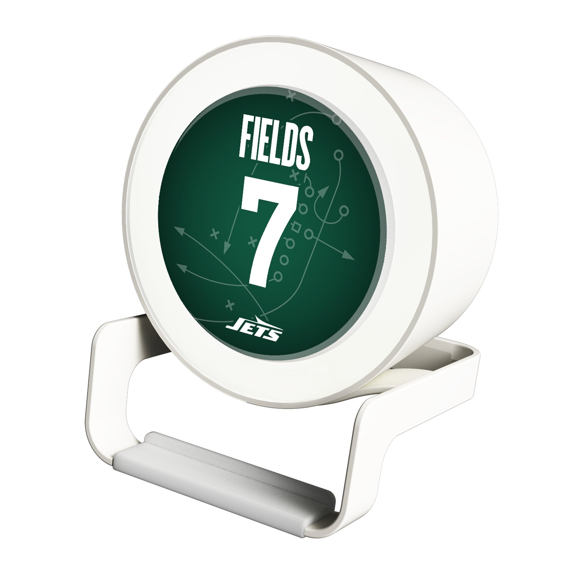 Justin Fields New York Jets 7 Game Tactic Night Light Charger and Bluetooth Speaker - Sports Gifts, Sports Memorabilia, Sports Collectibles, Fan Shop