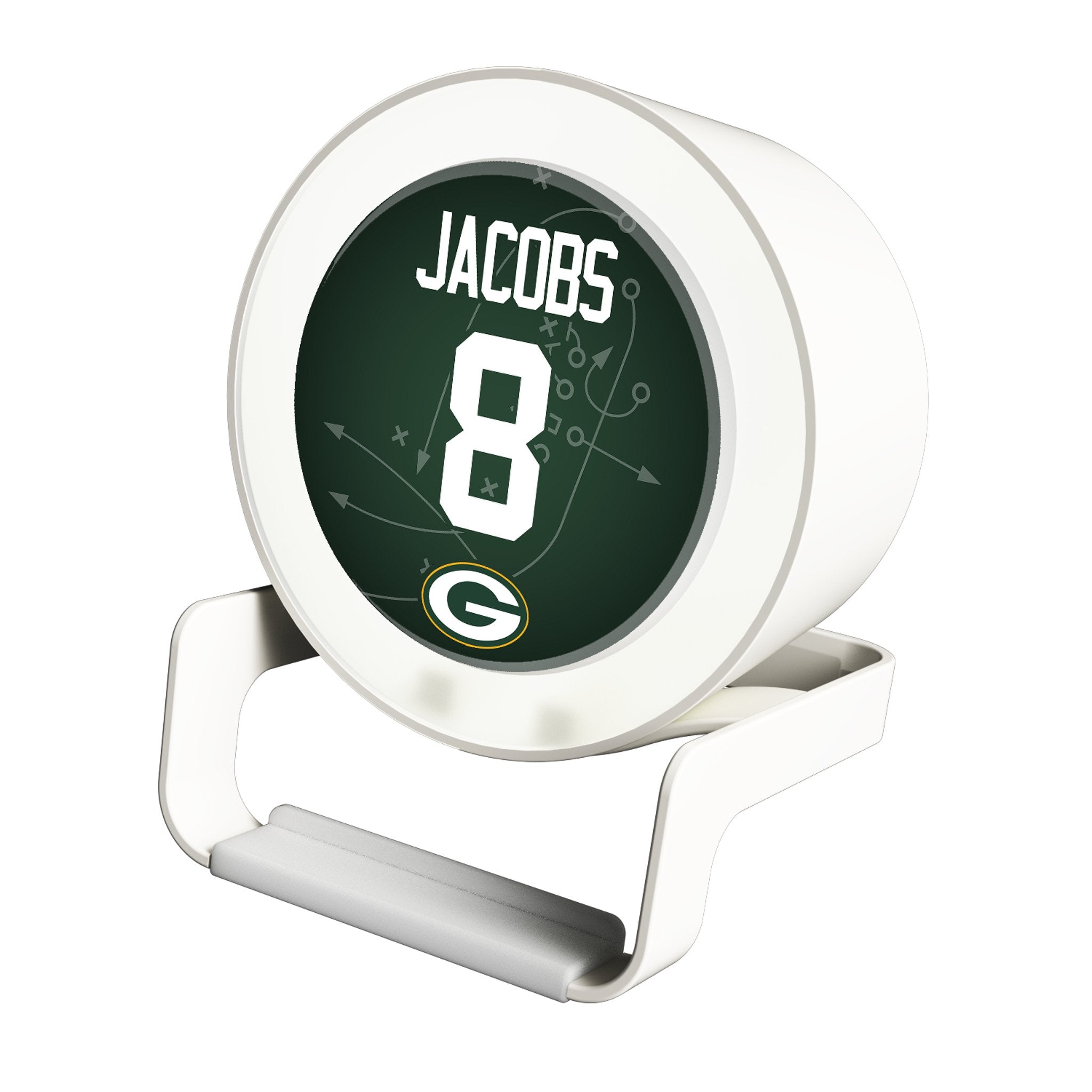 Josh Jacobs Green Bay Packers 8 Ready Night Light Charger and Bluetooth Speaker - Sports Gifts, Sports Memorabilia, Sports Collectibles, Fan Shop